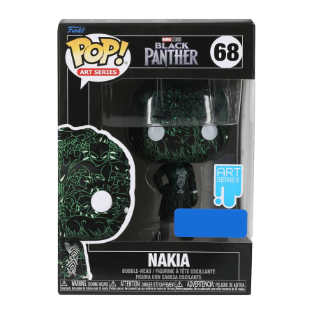 Funko Pop Art Series Black Panther Nakia Bobble Head Figure Five Below