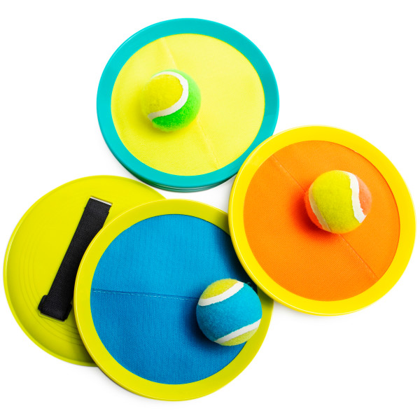 toss and stick ball game