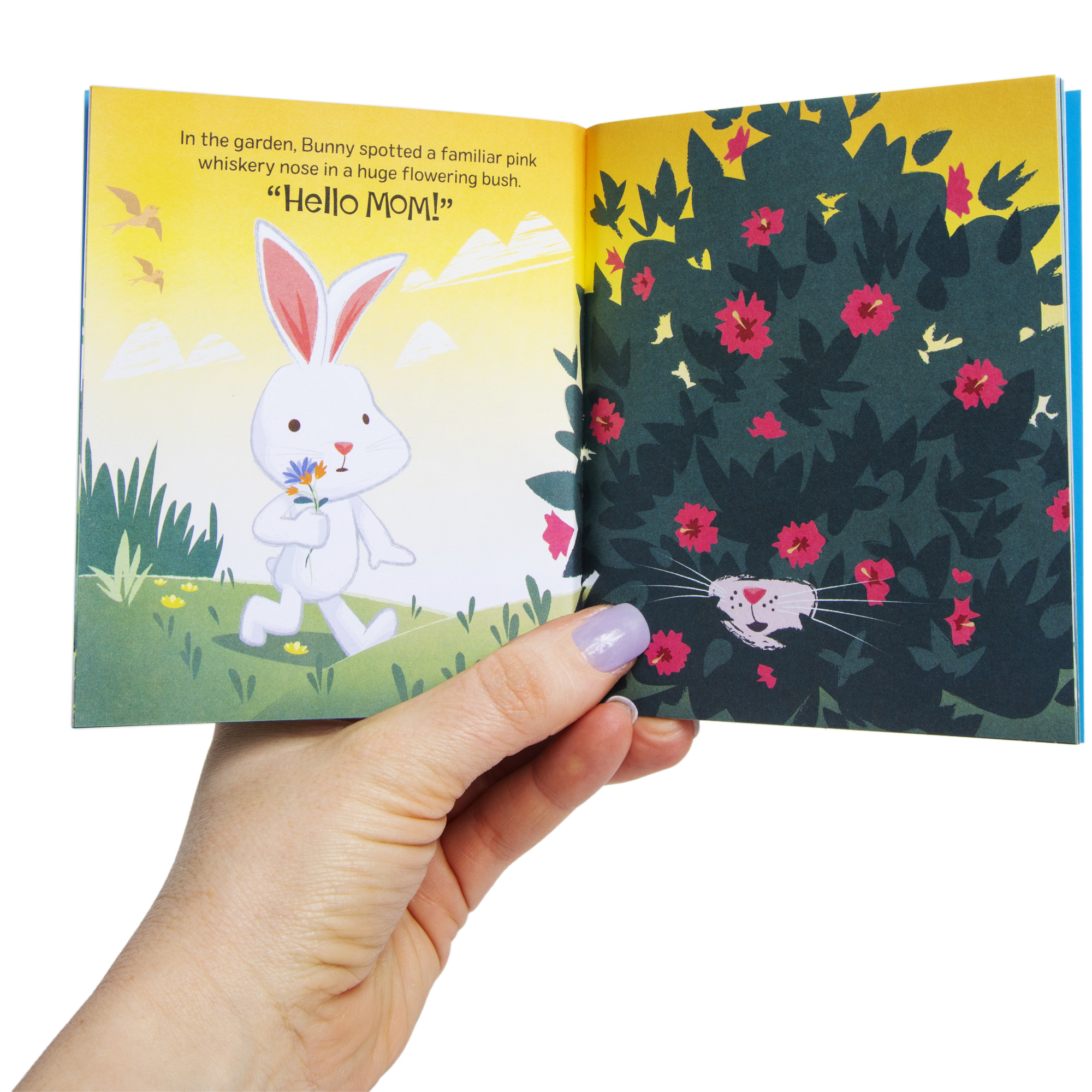 hello spring! book and huggable plush bunny gift set
