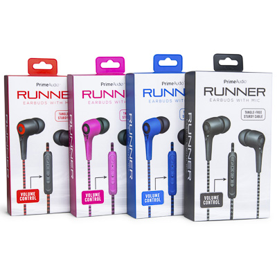 runner earbuds with mic;earbuds mic;headphones microphone;earbuds;tangle free earbuds;headphones;cheap earbuds;music listening;noise isolating earbuds;cheap headphones;five below