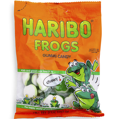 haribo frogs gummi candy 5oz bag