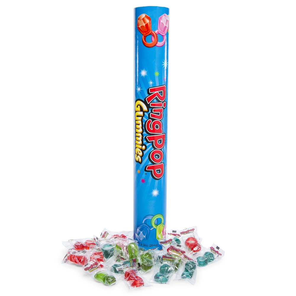 ring pops gummies mega candy tube