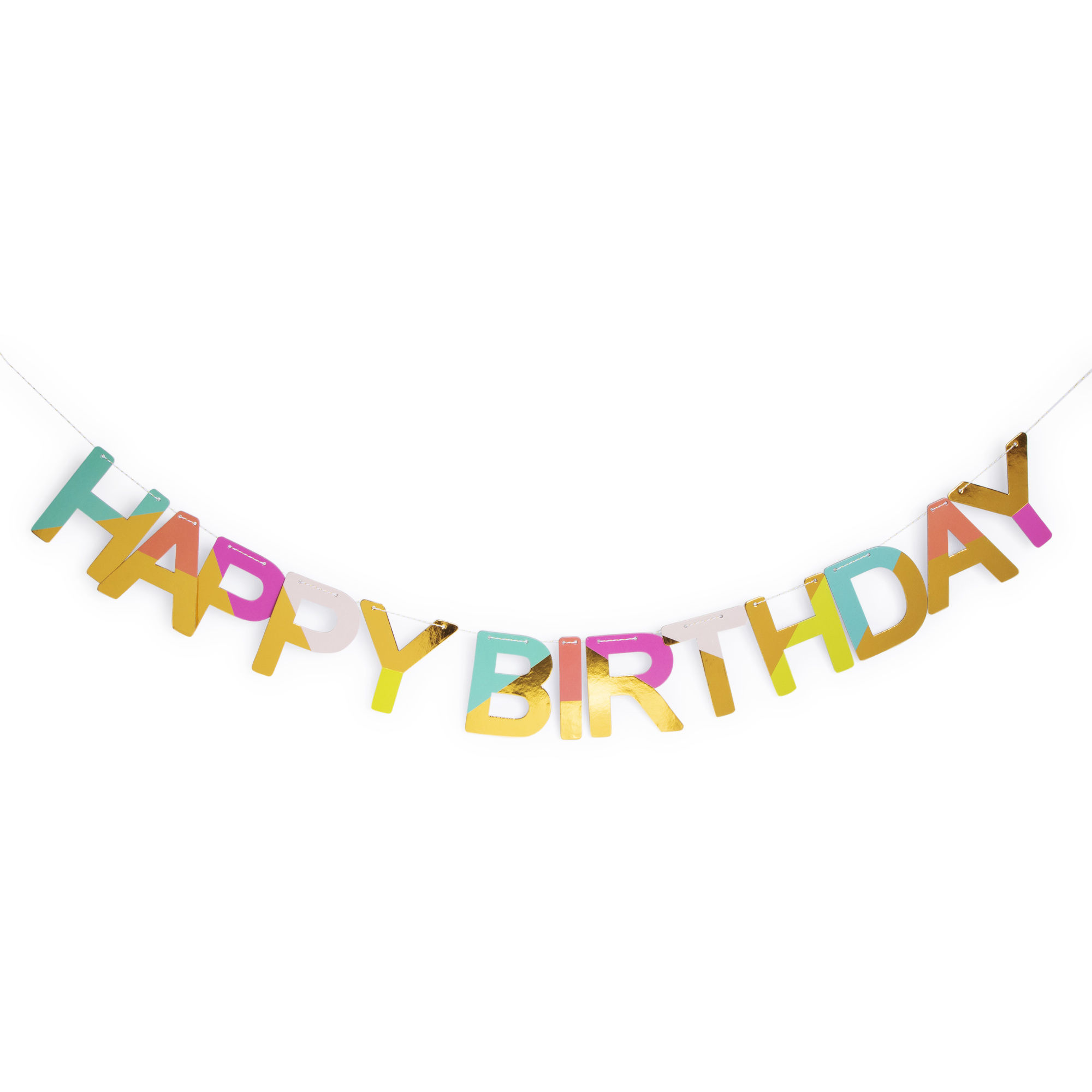 Beistle Happy Birthday Sign Banner – 5 Feet Wide, Plastic, Blank Space To Personalize With Marker