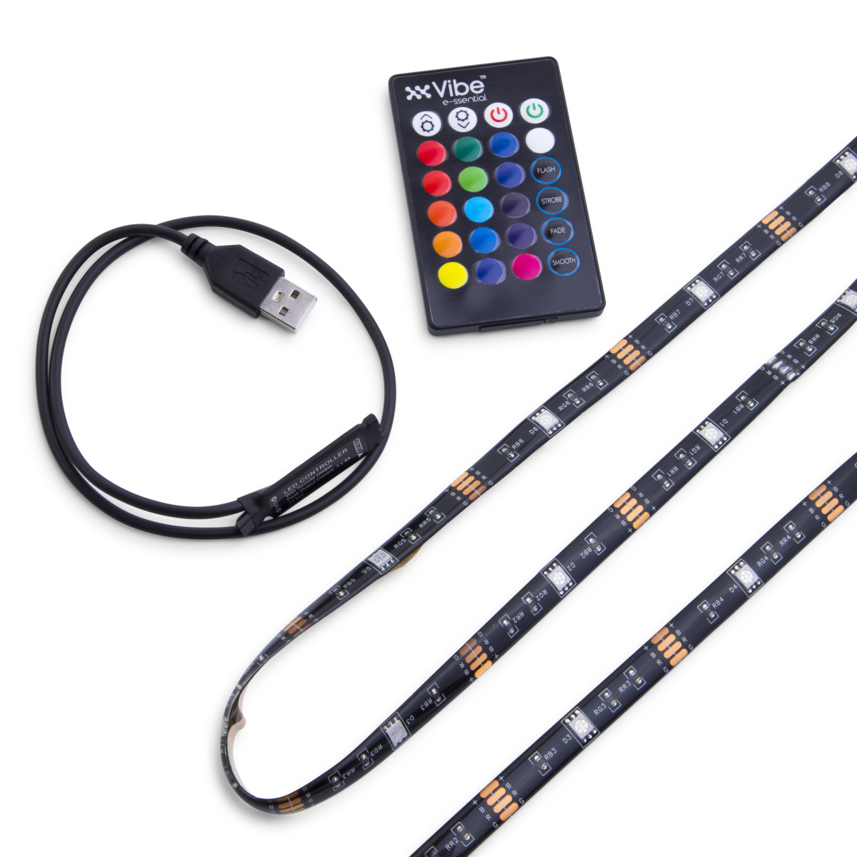 LED multicolor light strip 3ft long Five Below