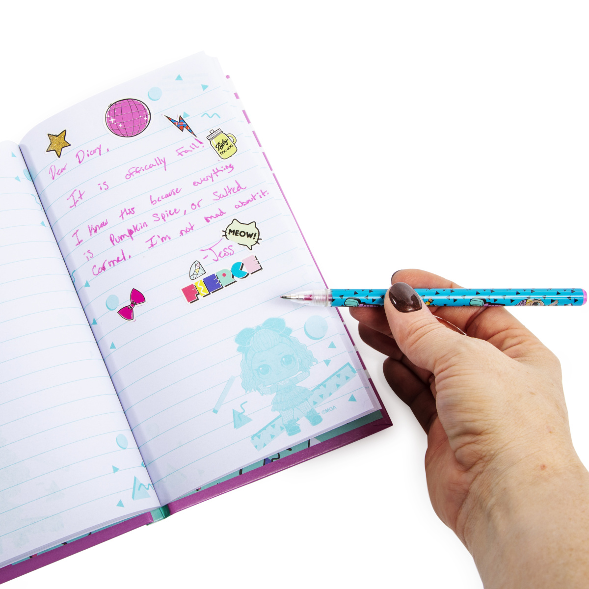 lol surprise sparkling journal set