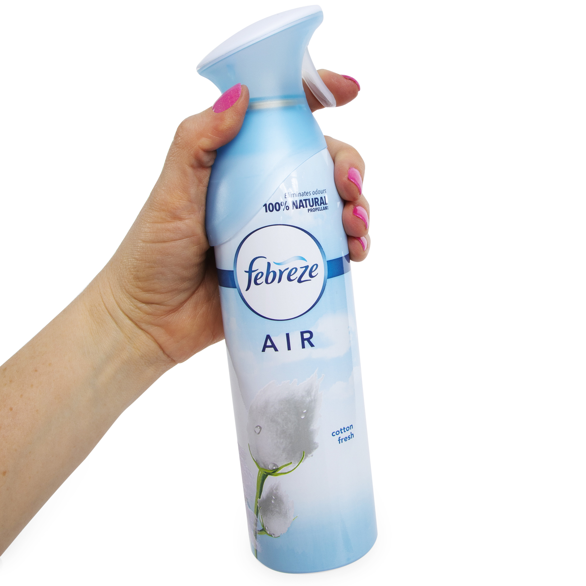 febreze air freshener spray cotton fresh scent 9.7oz