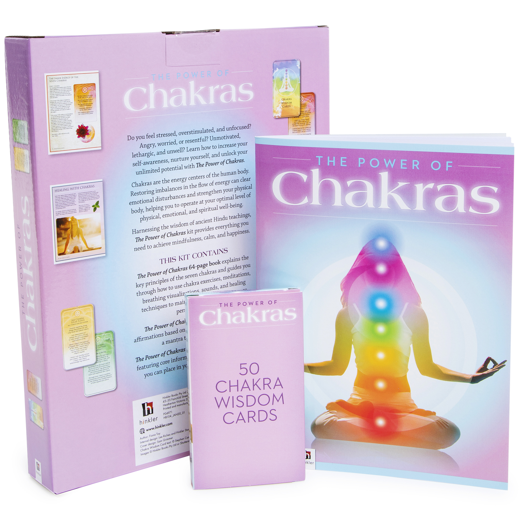 Chakraシリーズ 全7巻セット The Power Of The Chakras Book & Wisdom Card Set | Five Below