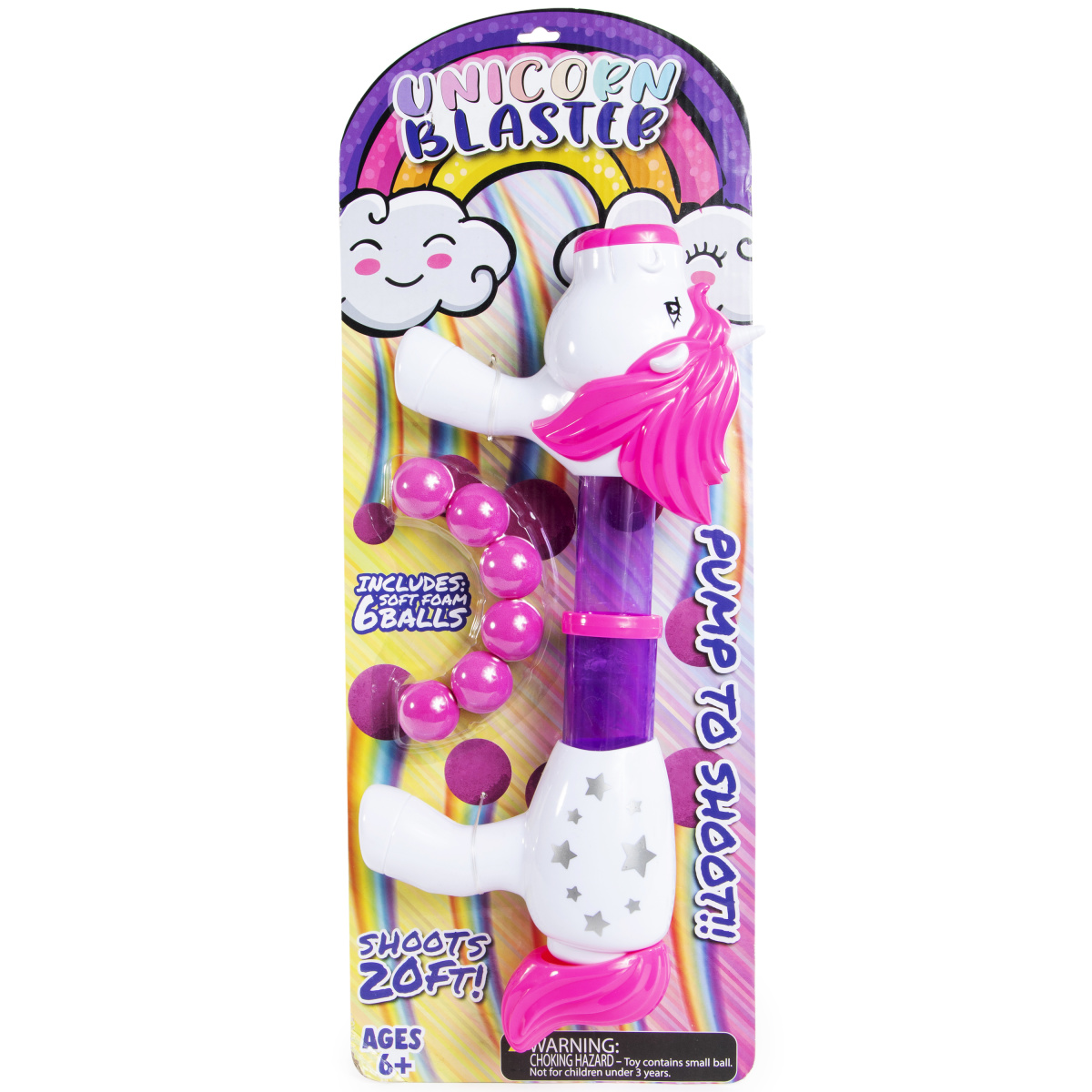 unicorn blaster foam ball shooter Five Below