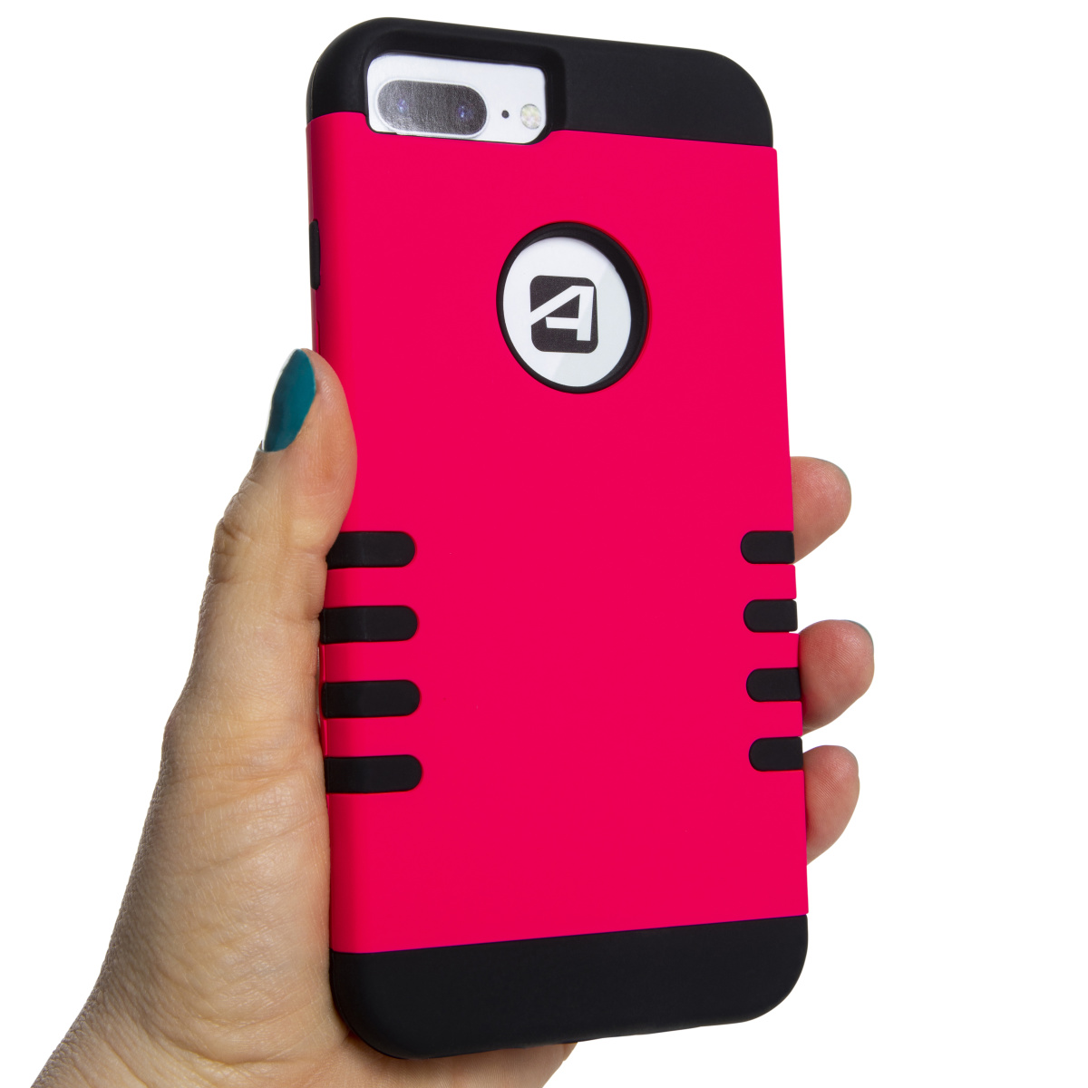 iPhone 8 Plus® / 7 Plus® / 6 Plus® Safeguard Dual Layer Case - Hot Pink