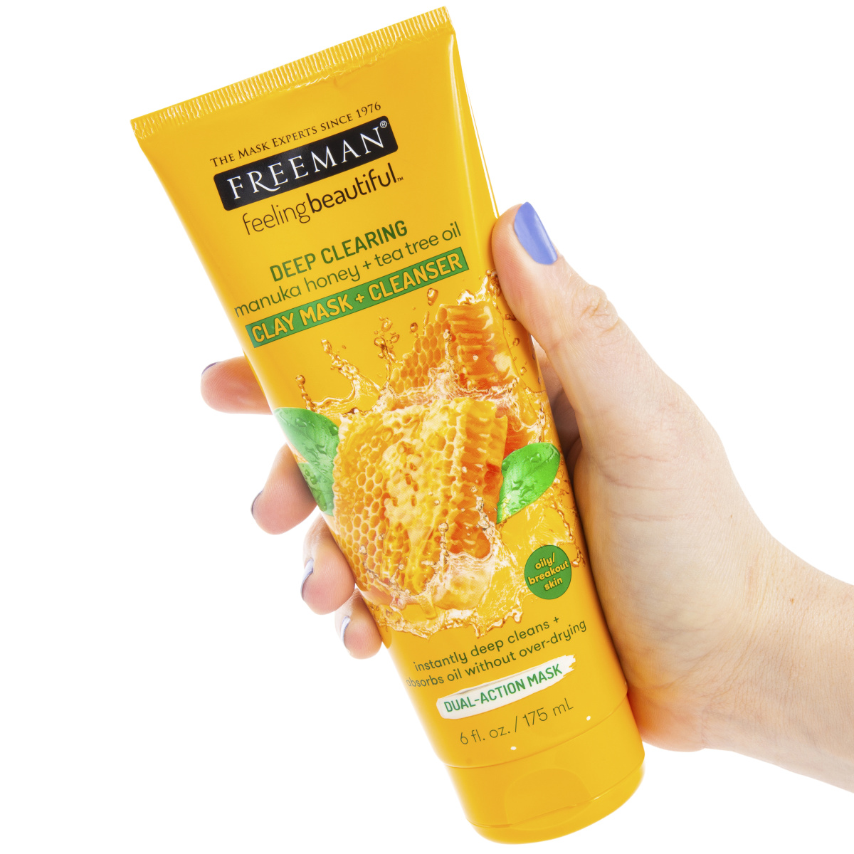 Freeman® Feeling Beautiful™ Deep Clearing Clay Mask & Cleanser With Makuna Honey & Tea Tree Oil