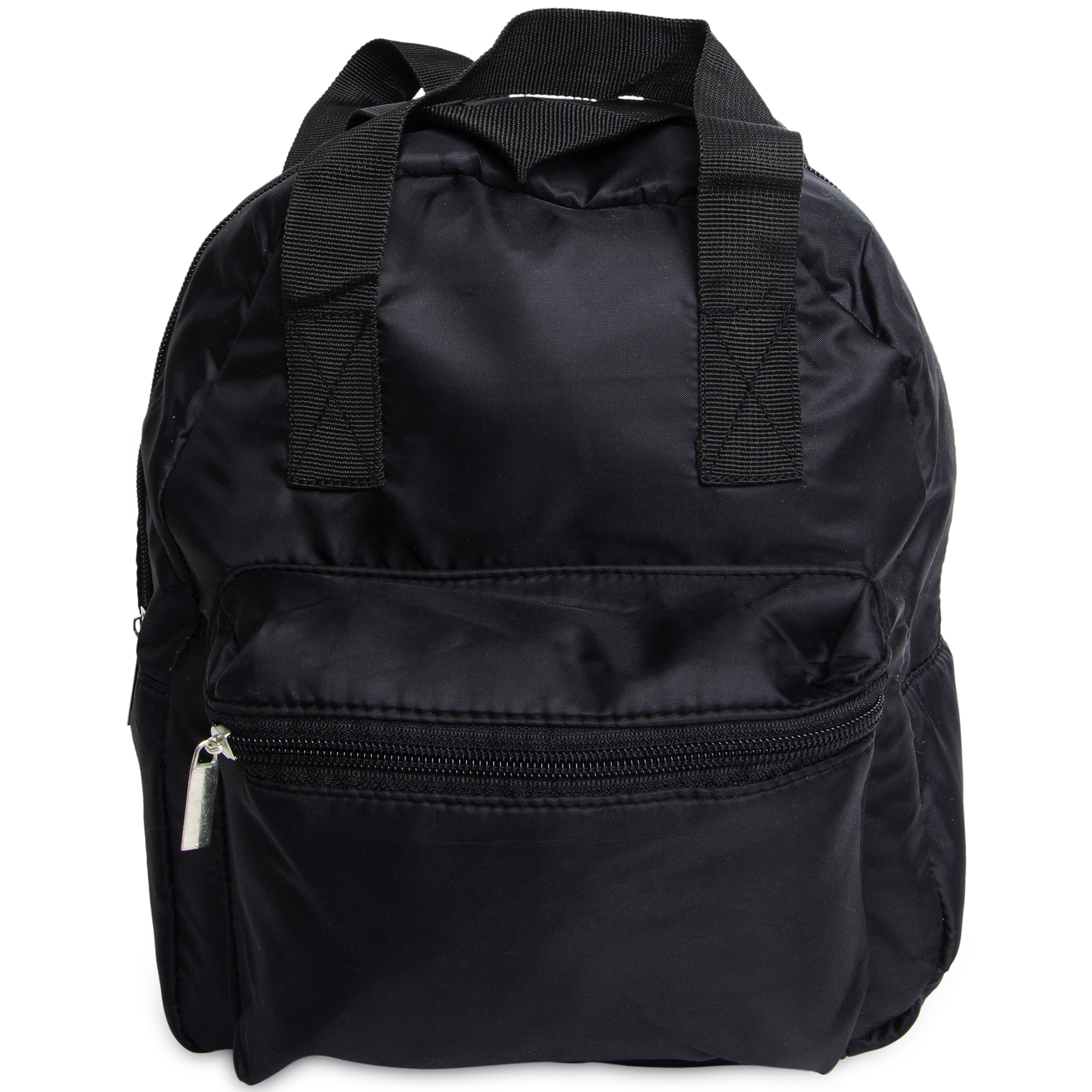 black mini backpack