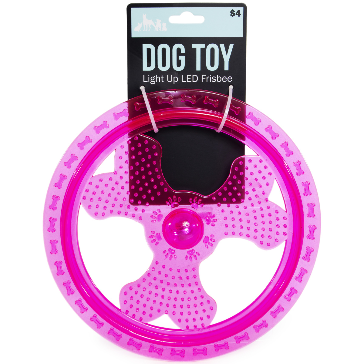 light up LED frisbee dog toy