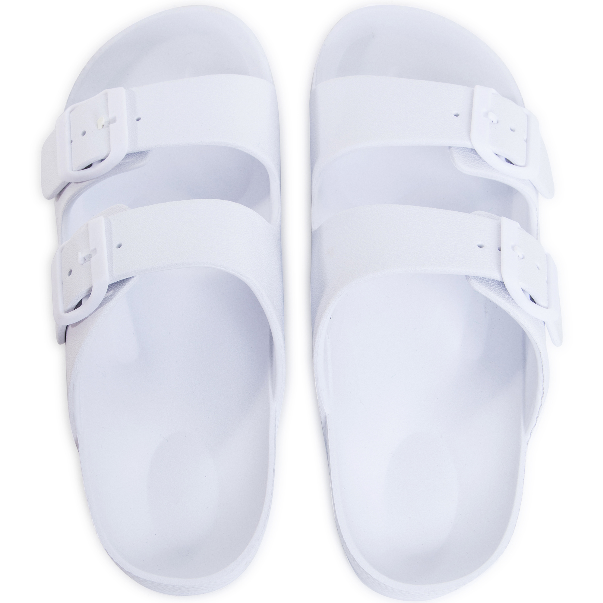 Ladies Eva Double Buckle Sandals