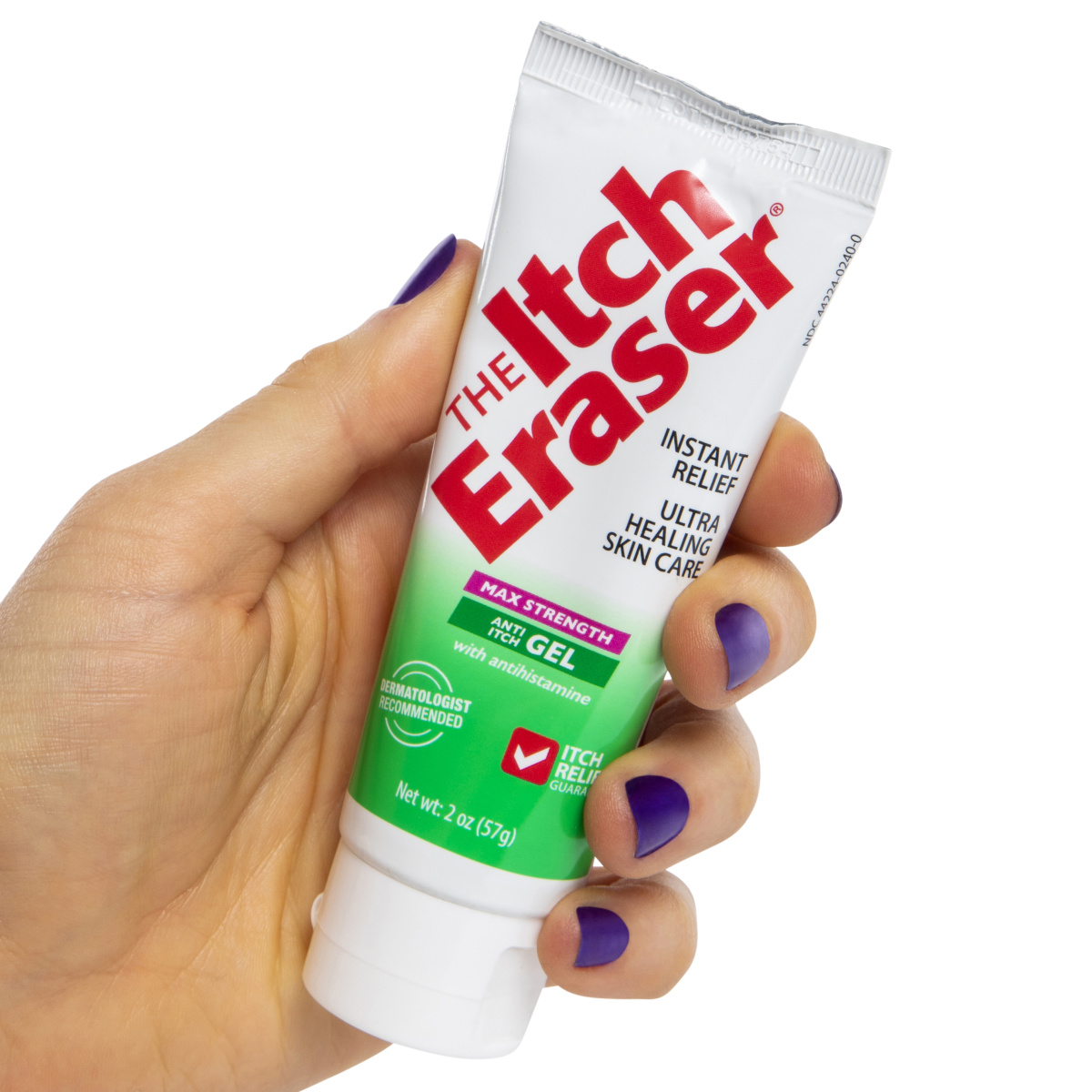 The Itch Eraser® Max Strength Anti-Itch Gel With Antihistamine 2 oz.