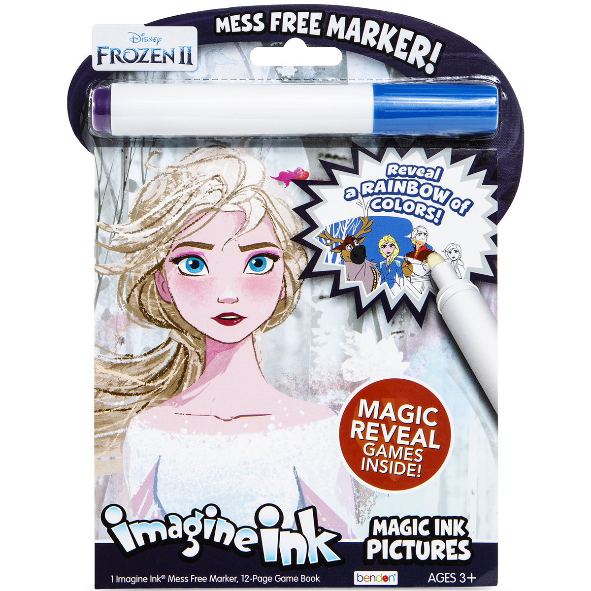 frozen, frozen 2, II, elsa, anna, disney, gift set, gift, girl christmas, xmas, hanukkah, stocking stuffer, magic ink pictures, imagine