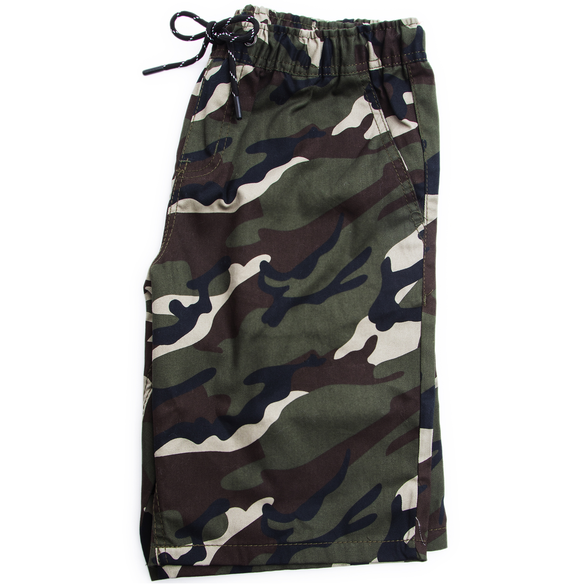Young Men's Cotton Twill Shorts - Camo
