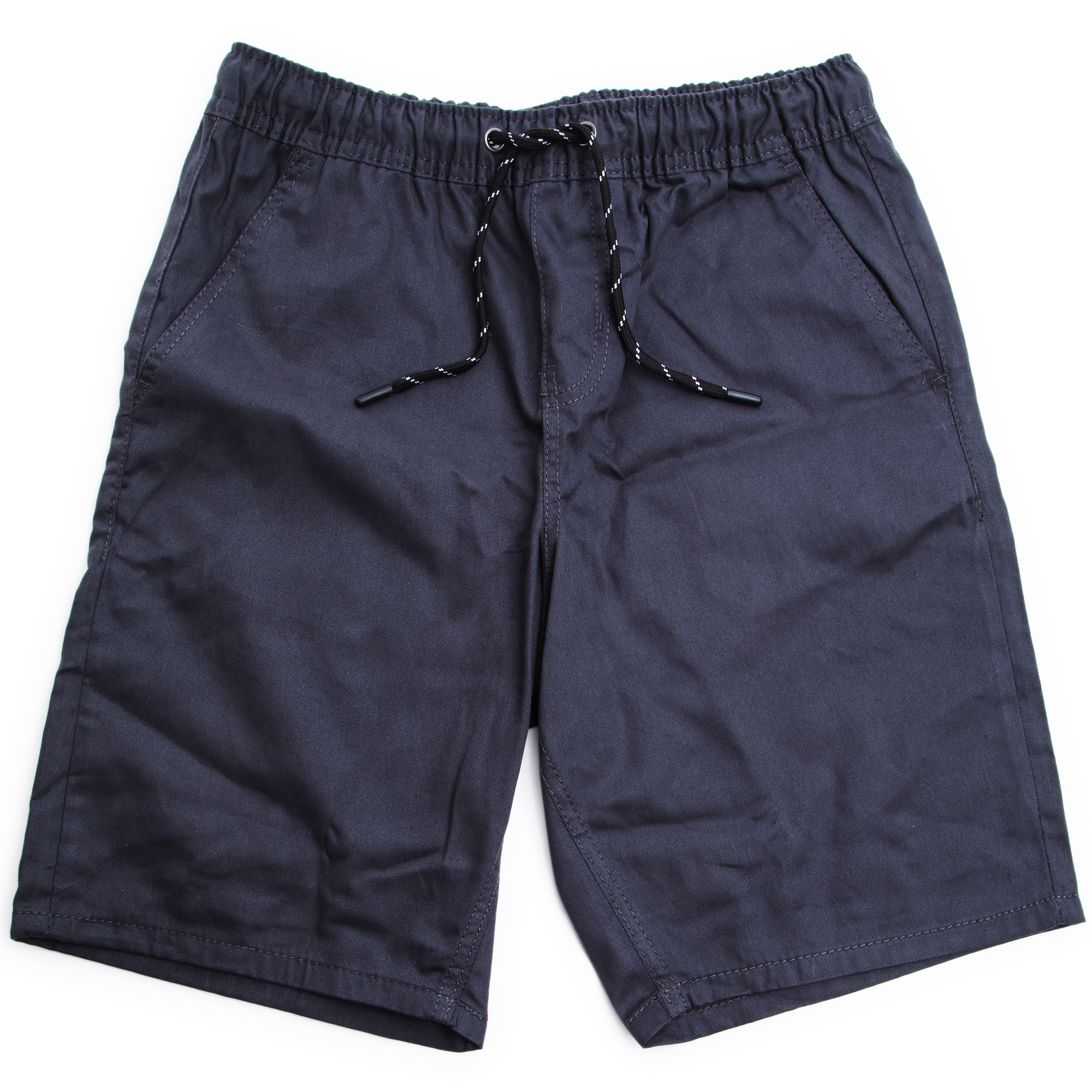 Young Men's Cotton Twill Shorts - Charcoal Gray