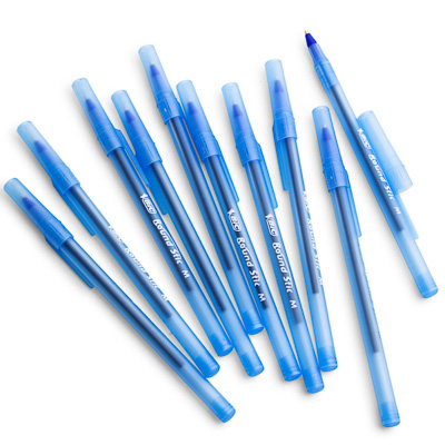 Bic® Round Stic® Xtra Life Blue Ballpoint Pens 10-Pack Five Below