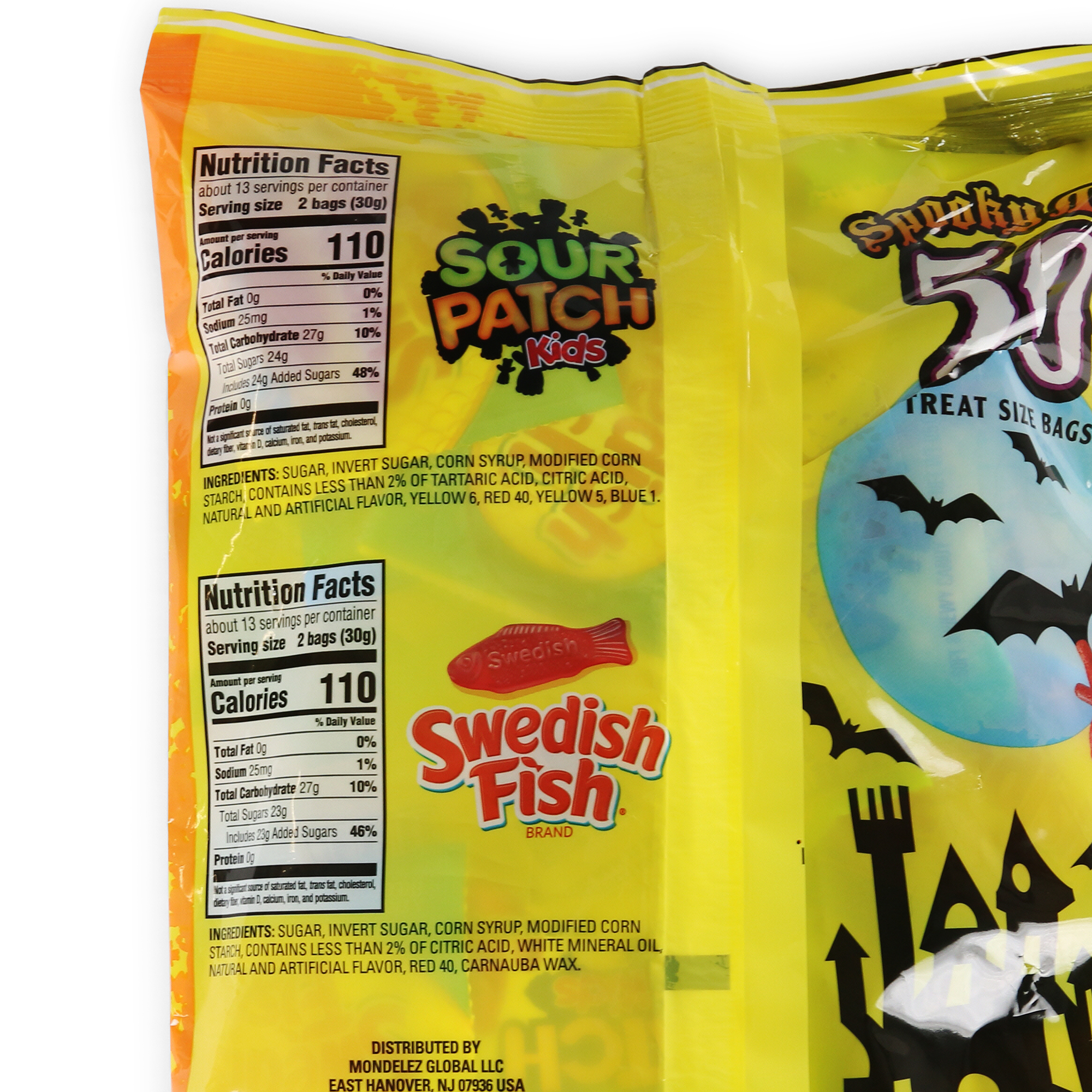 Sour Patch Kids® & Swedish Fish® Spooky Mix 50-Count Halloween Candy Packs