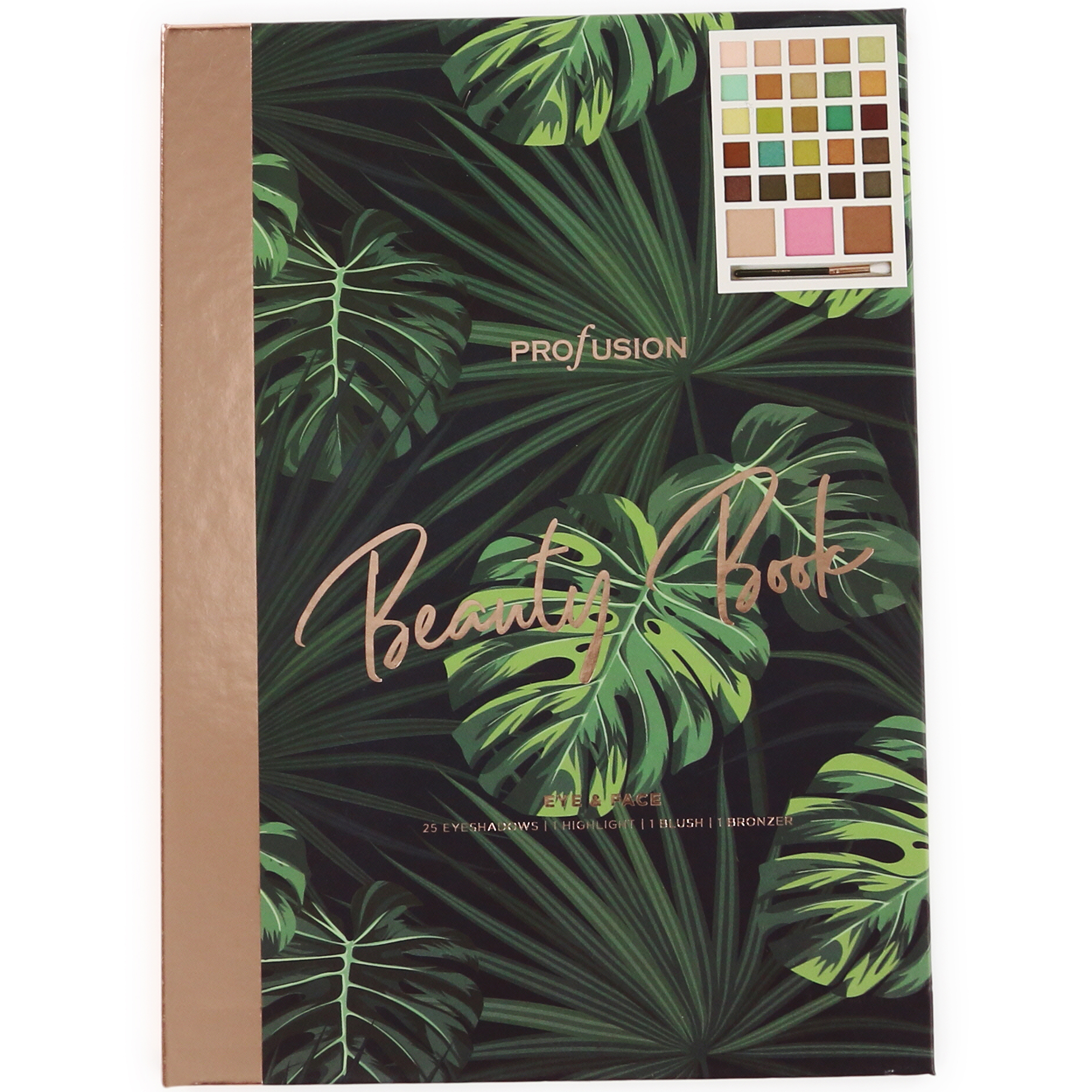 Profusion Beauty Book Makeup Palette For Eye & Face 28-Piece