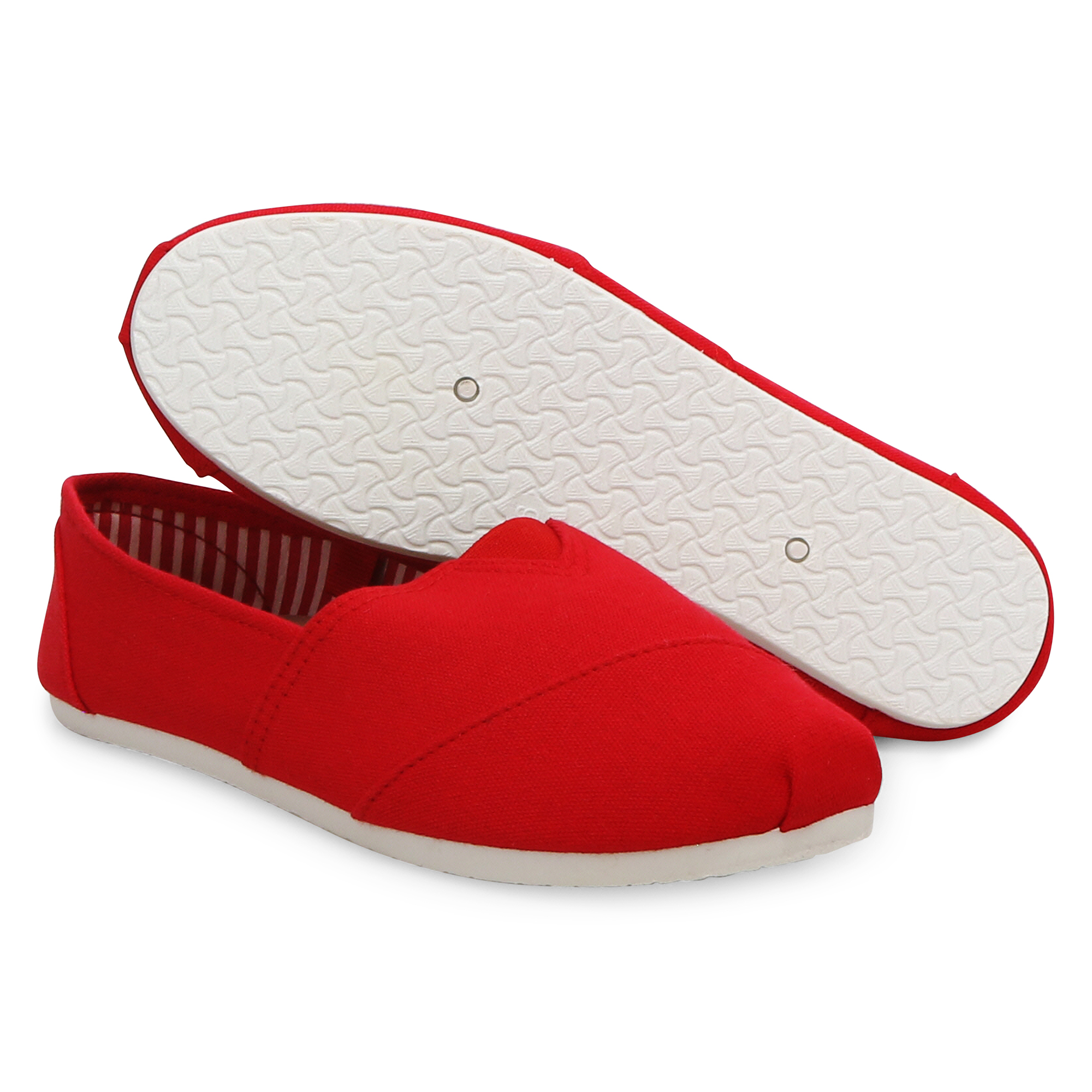 Ladies Canvas Slip-On Shoes