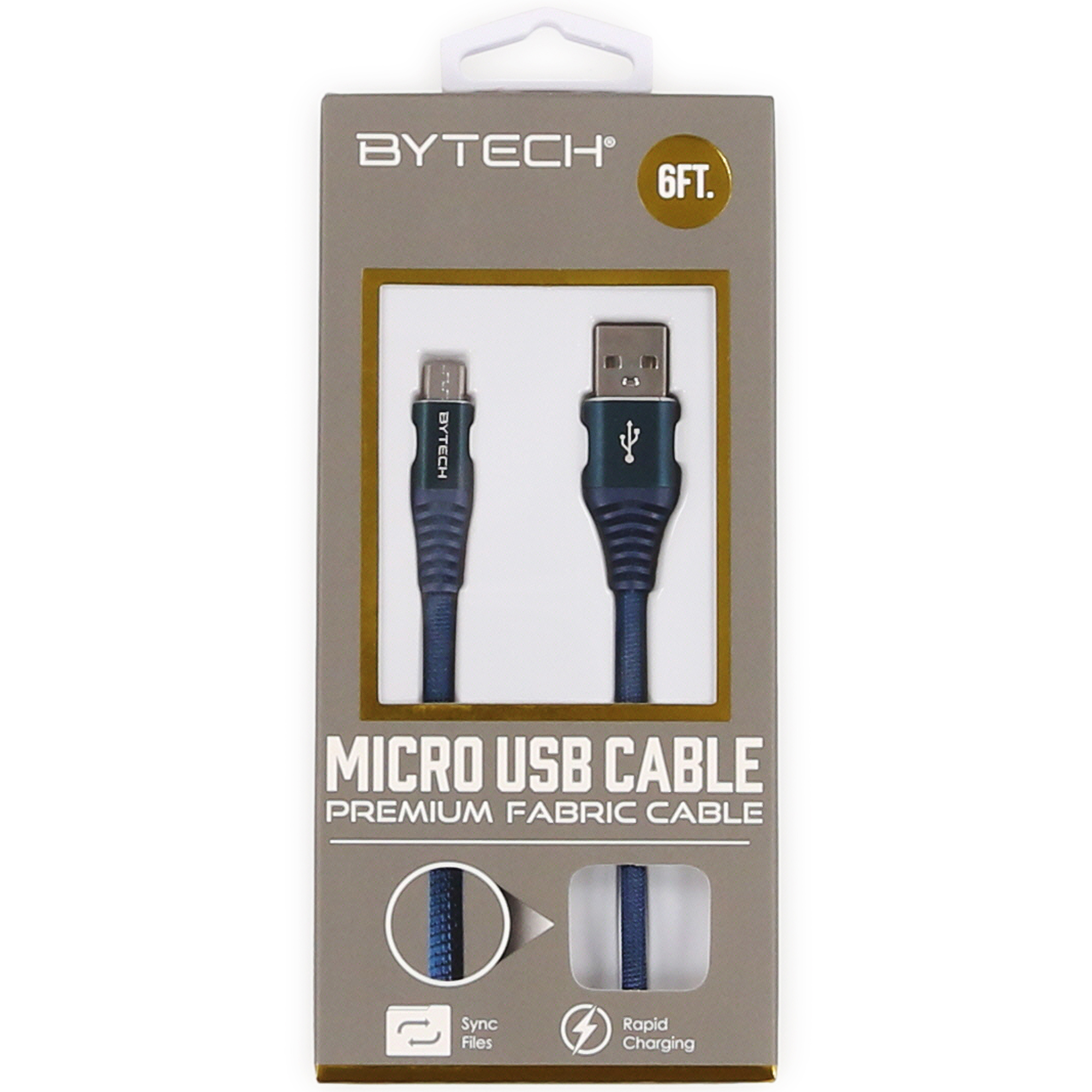 6ft Micro-Usb Premium Fabric Cable