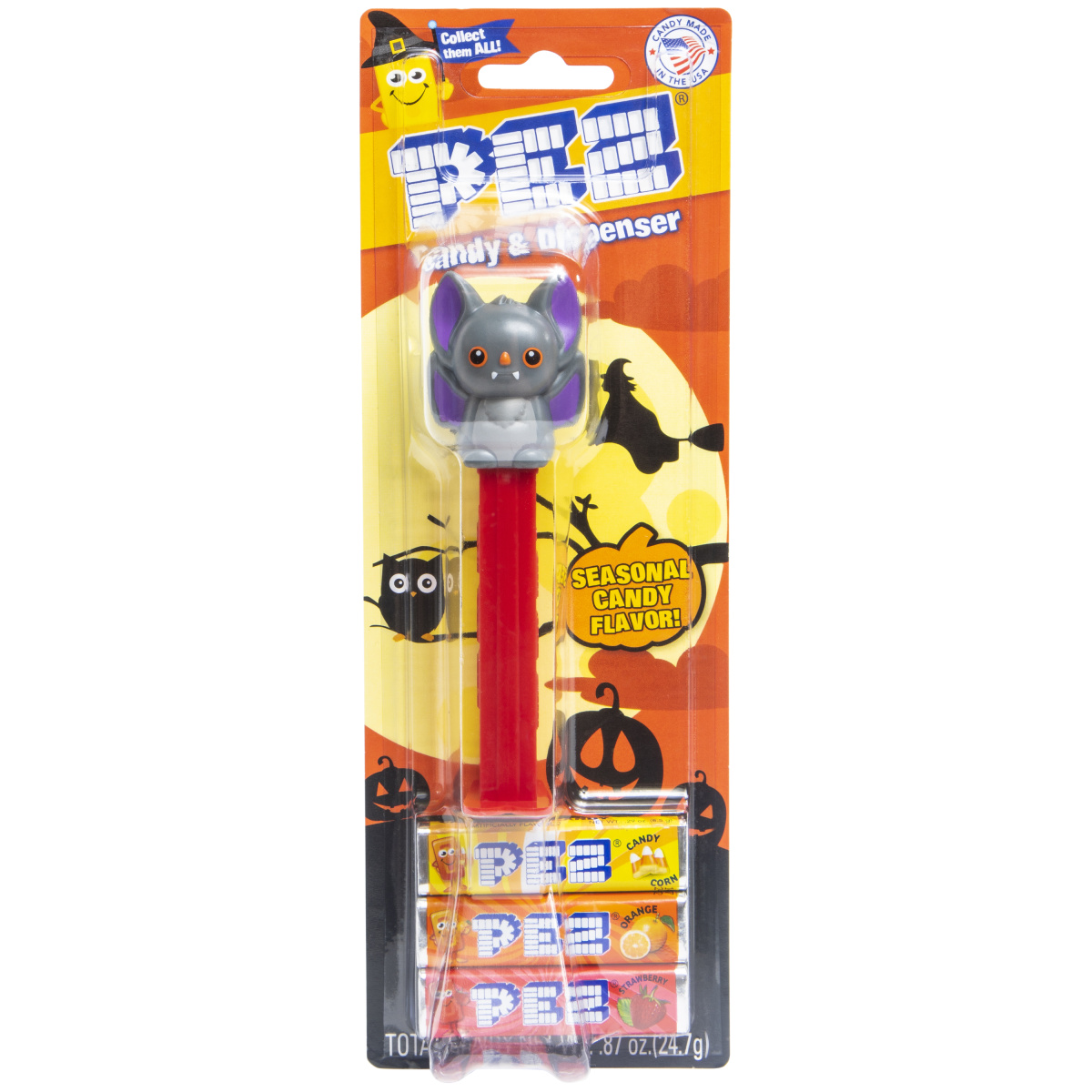 Halloween Pez® dispensers & candy 3-pack