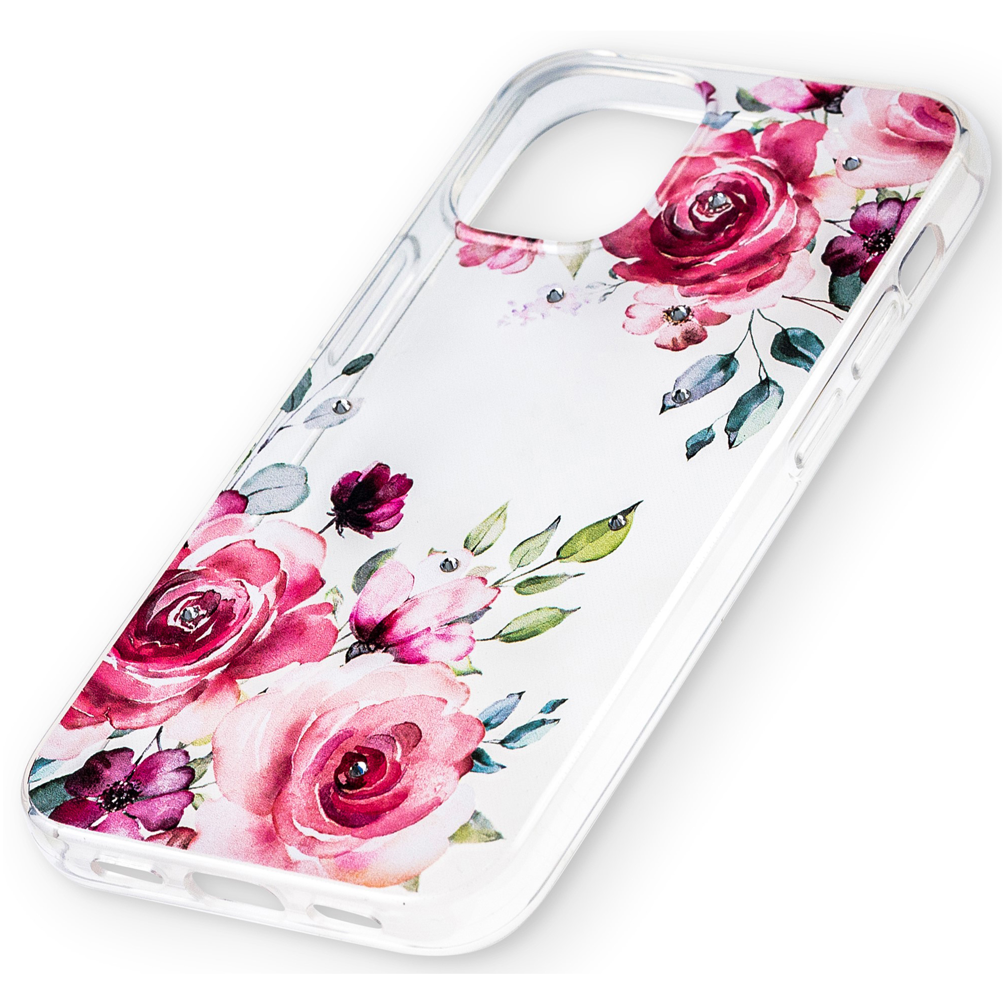 Iphone 12 Mini®  Crystal Phone Case - Floral