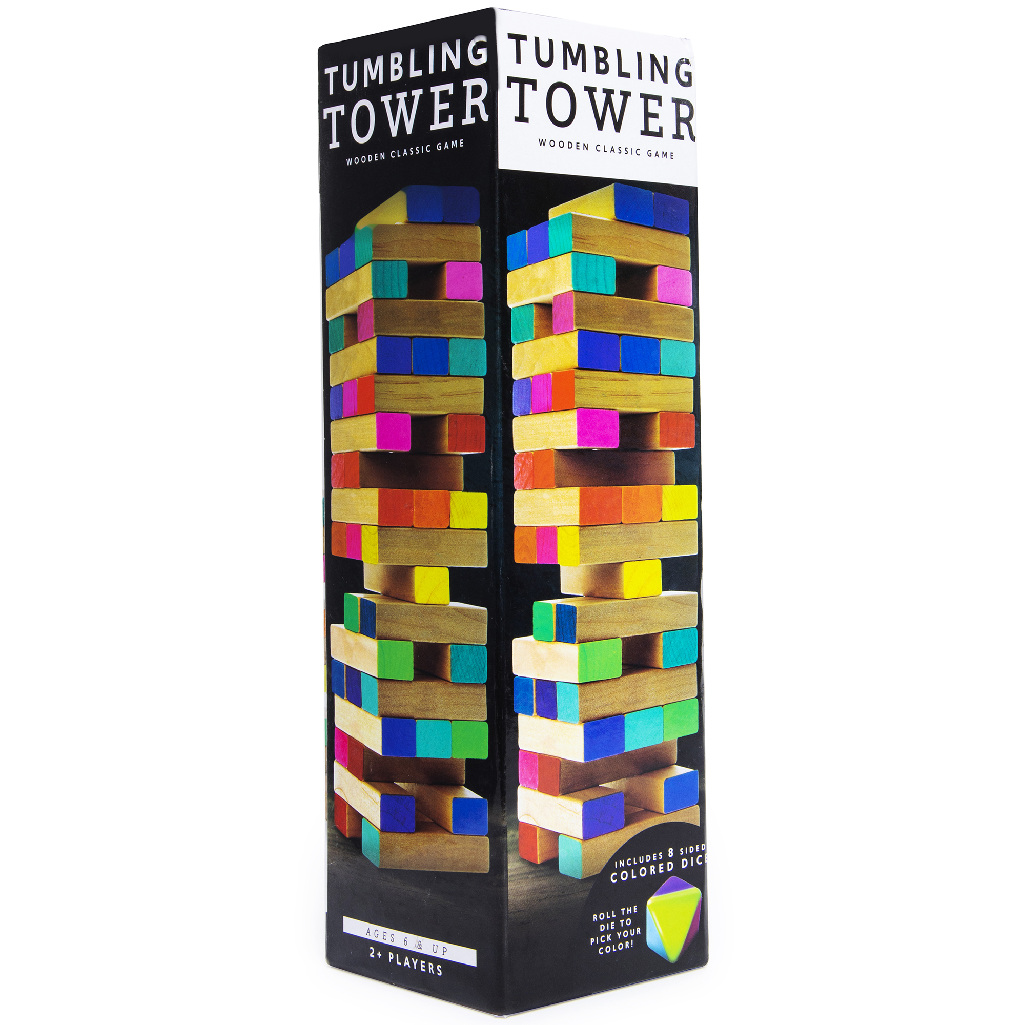 Tumbling store tower dice