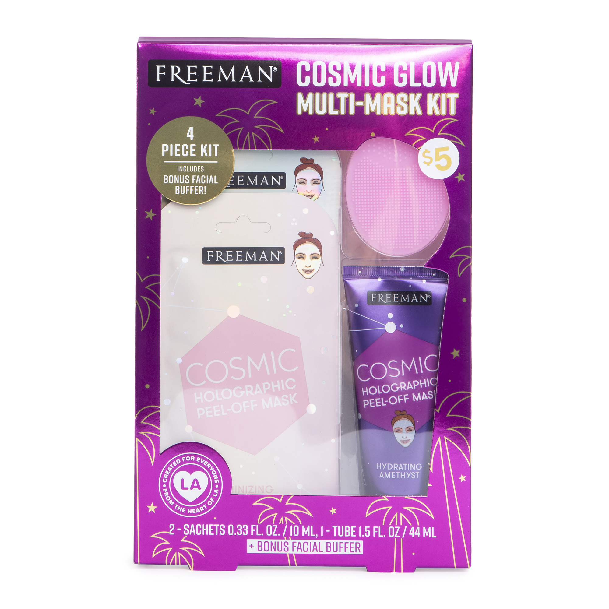 Freeman® Cosmic Glow Multi-Mask Kit 4-Piece