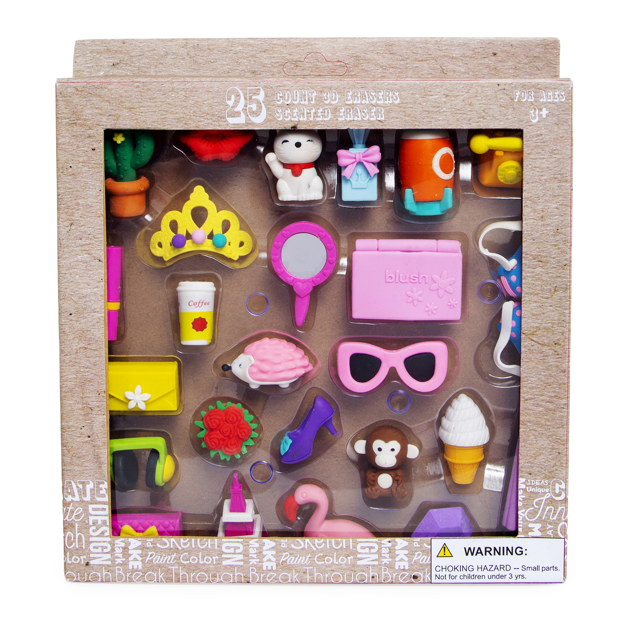Premiere® 3D Cute Erasers 25-Piece Set | Five Below