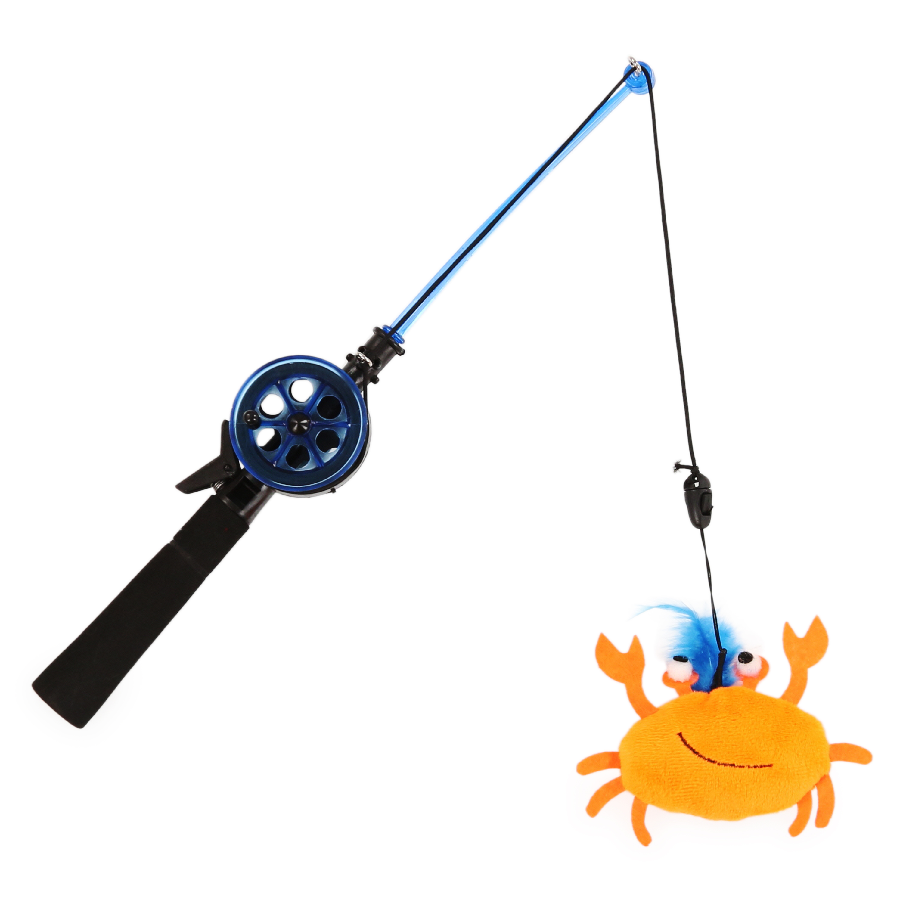 Five Below Cat Toy Fishing Rod With Crinkle Fish