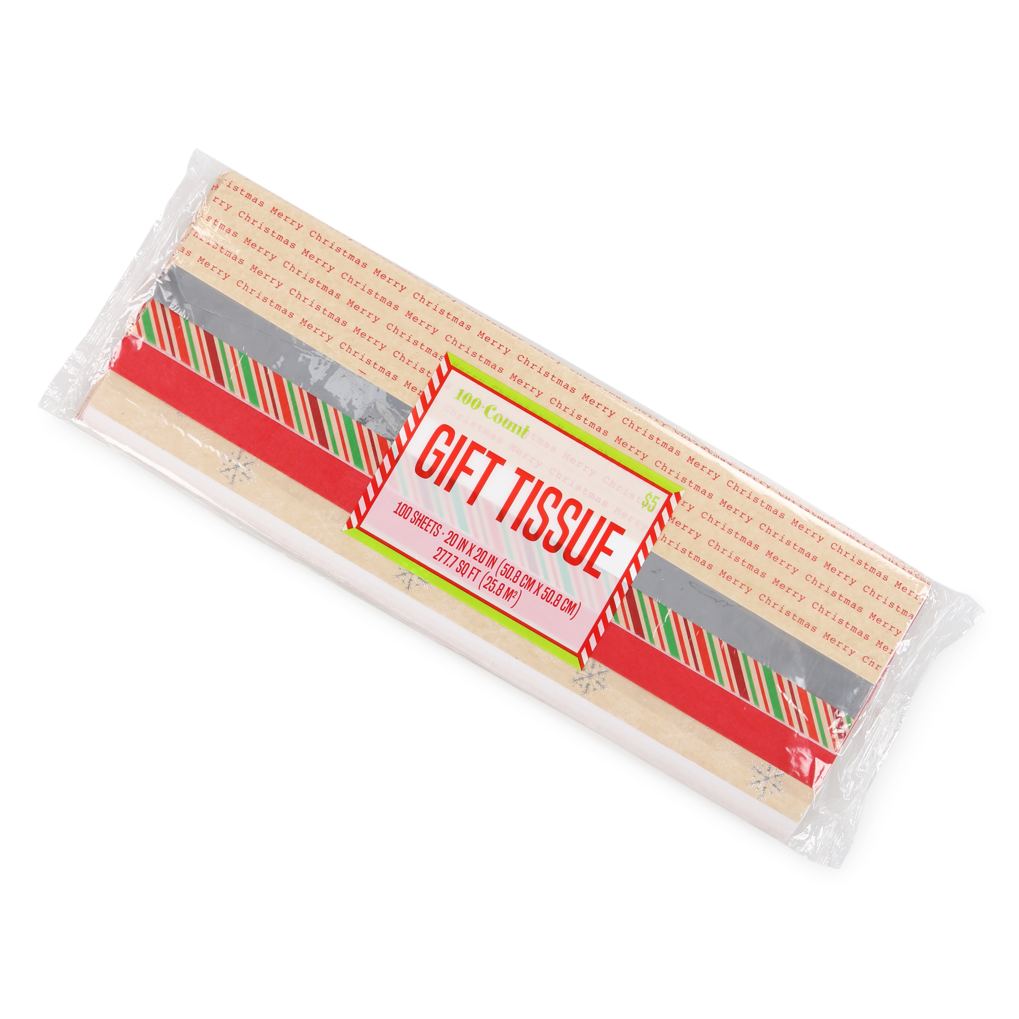 Assorted Gift Tissue Paper 100-Count