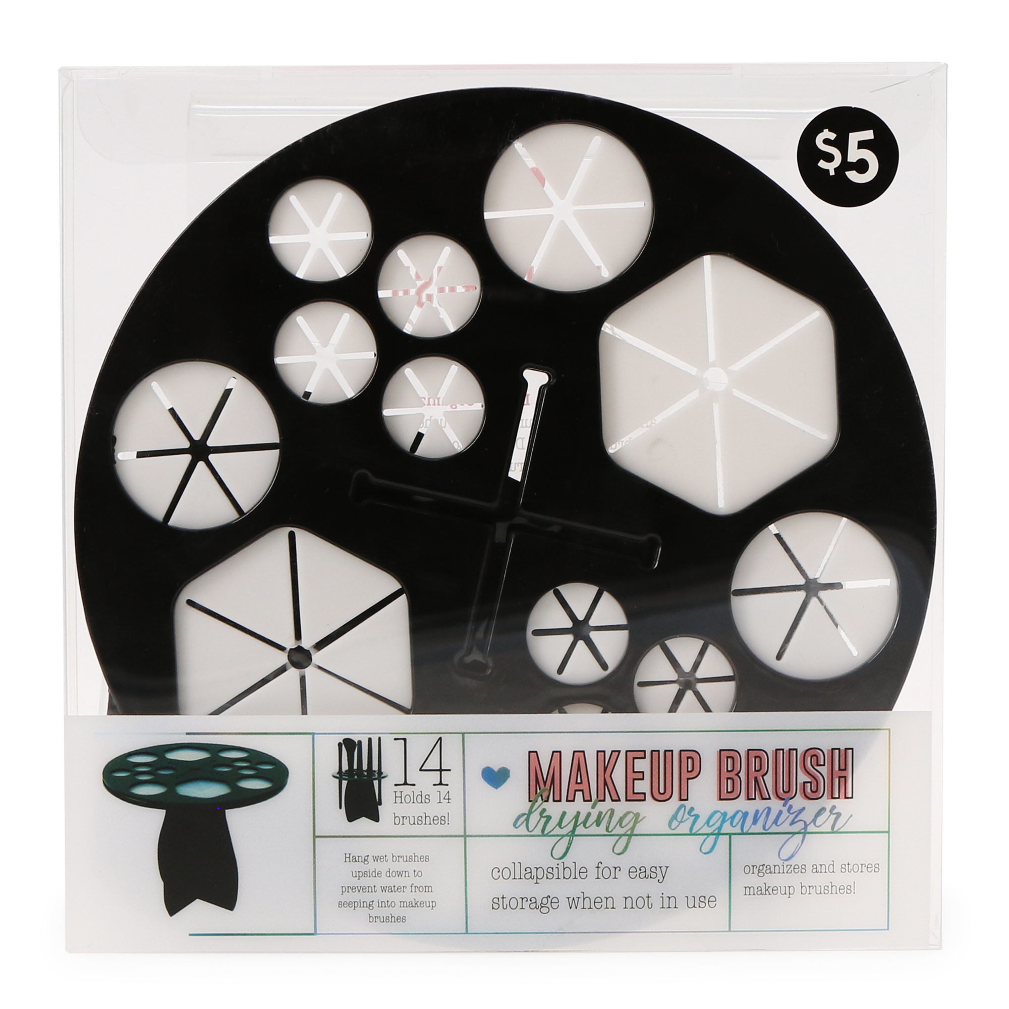 Makeup Brush Drying Organizer