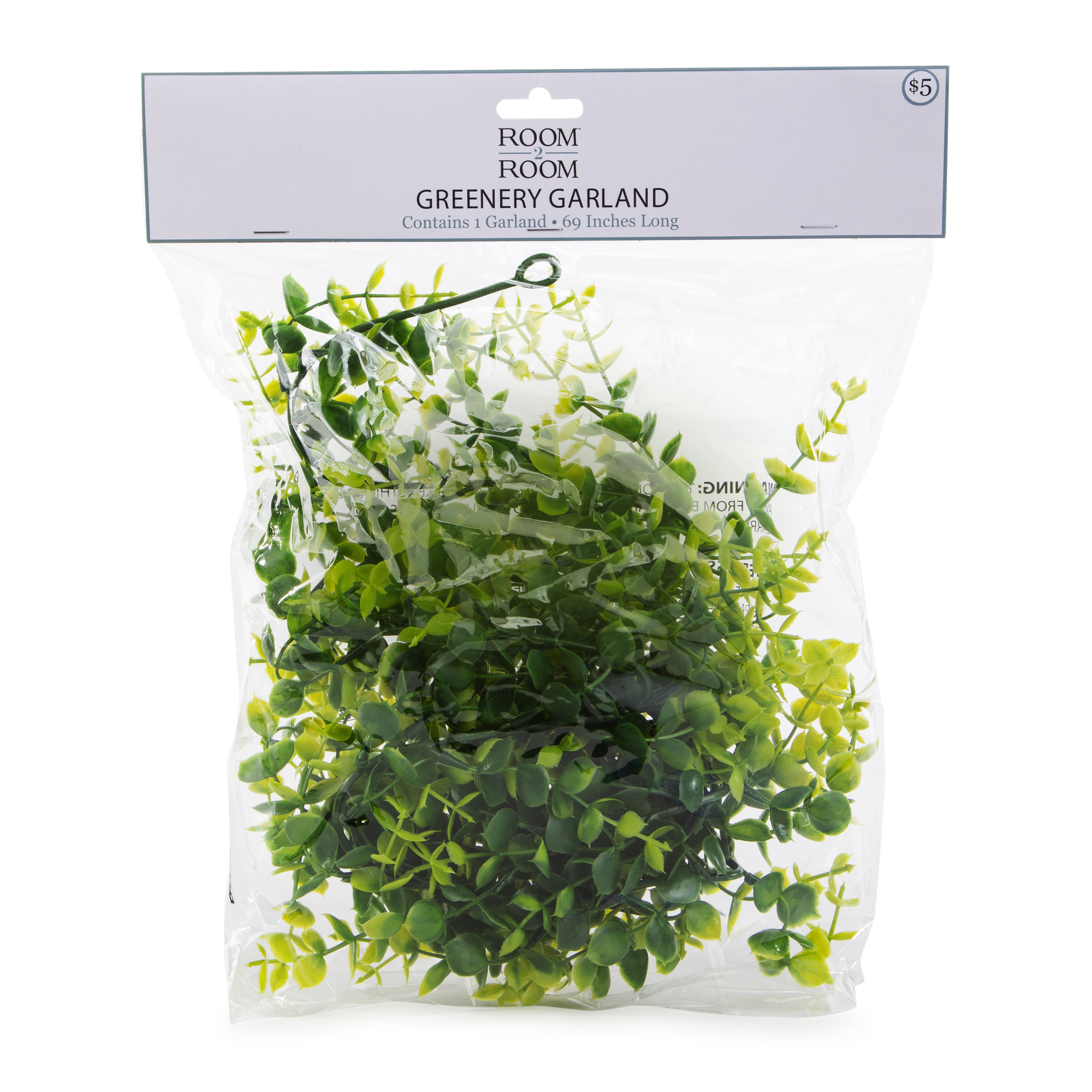 Faux Greenery Garland 69in