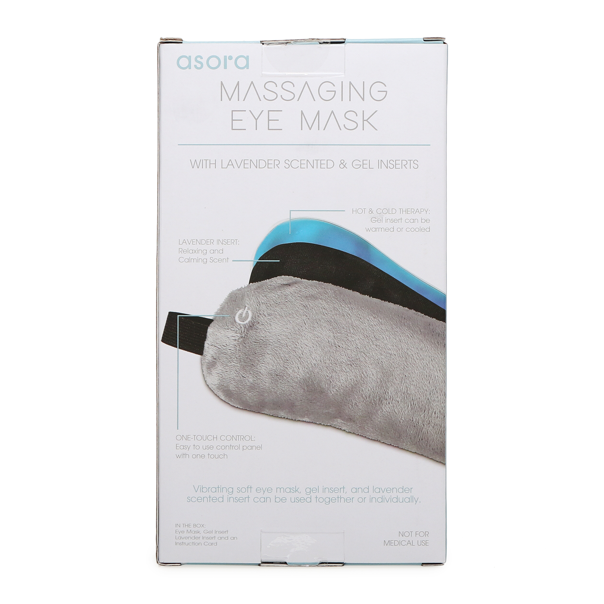 Massaging Eye Mask W/ Warm Or Cool inserts