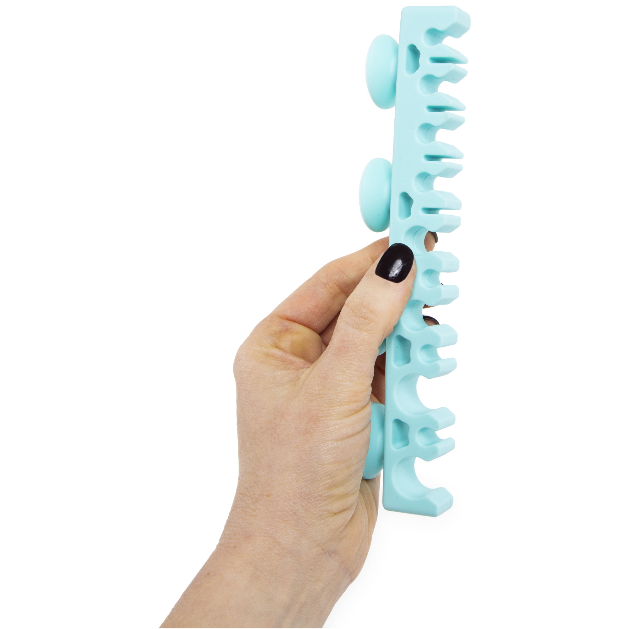 Suction-Cup Makeup Brush Organizer