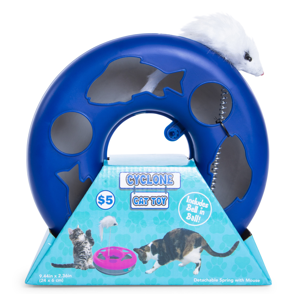 cyclone cat toy 9.5in