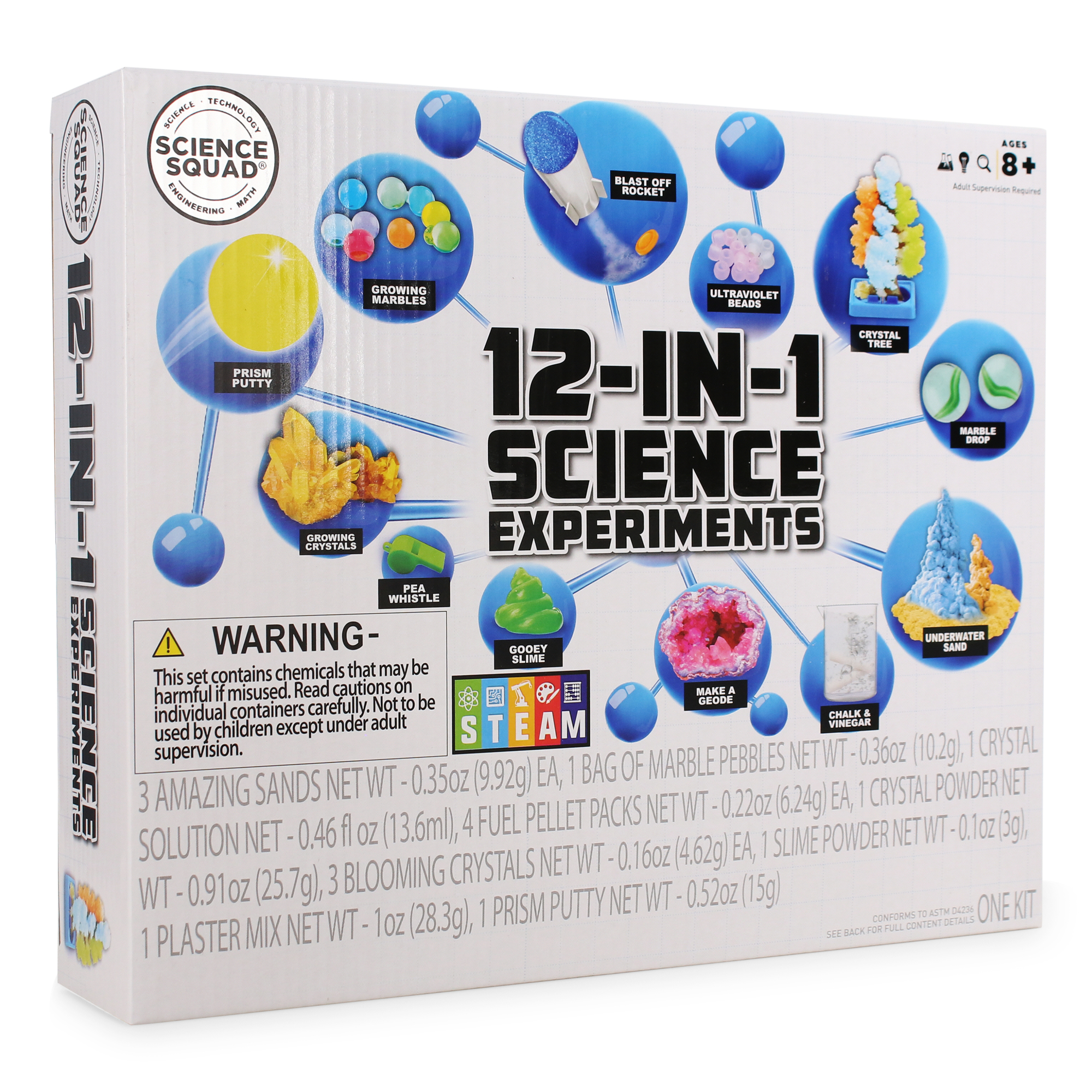 Science Squad® 12-in-1 Science Experiments Kit | Five Below