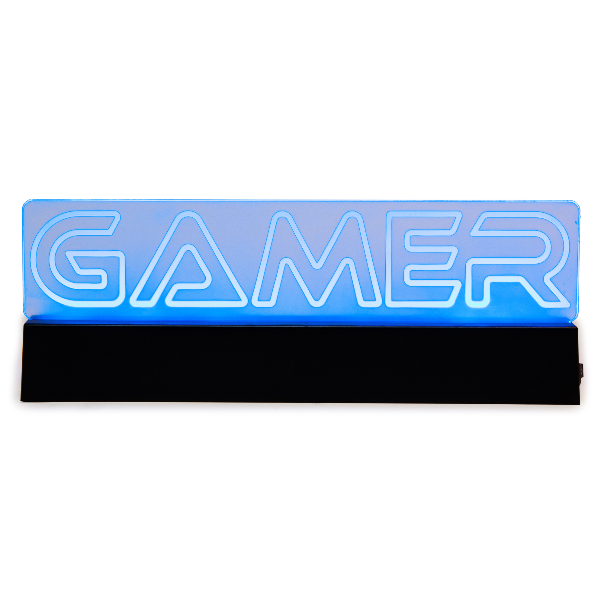gamer' LED neon light w/ stand