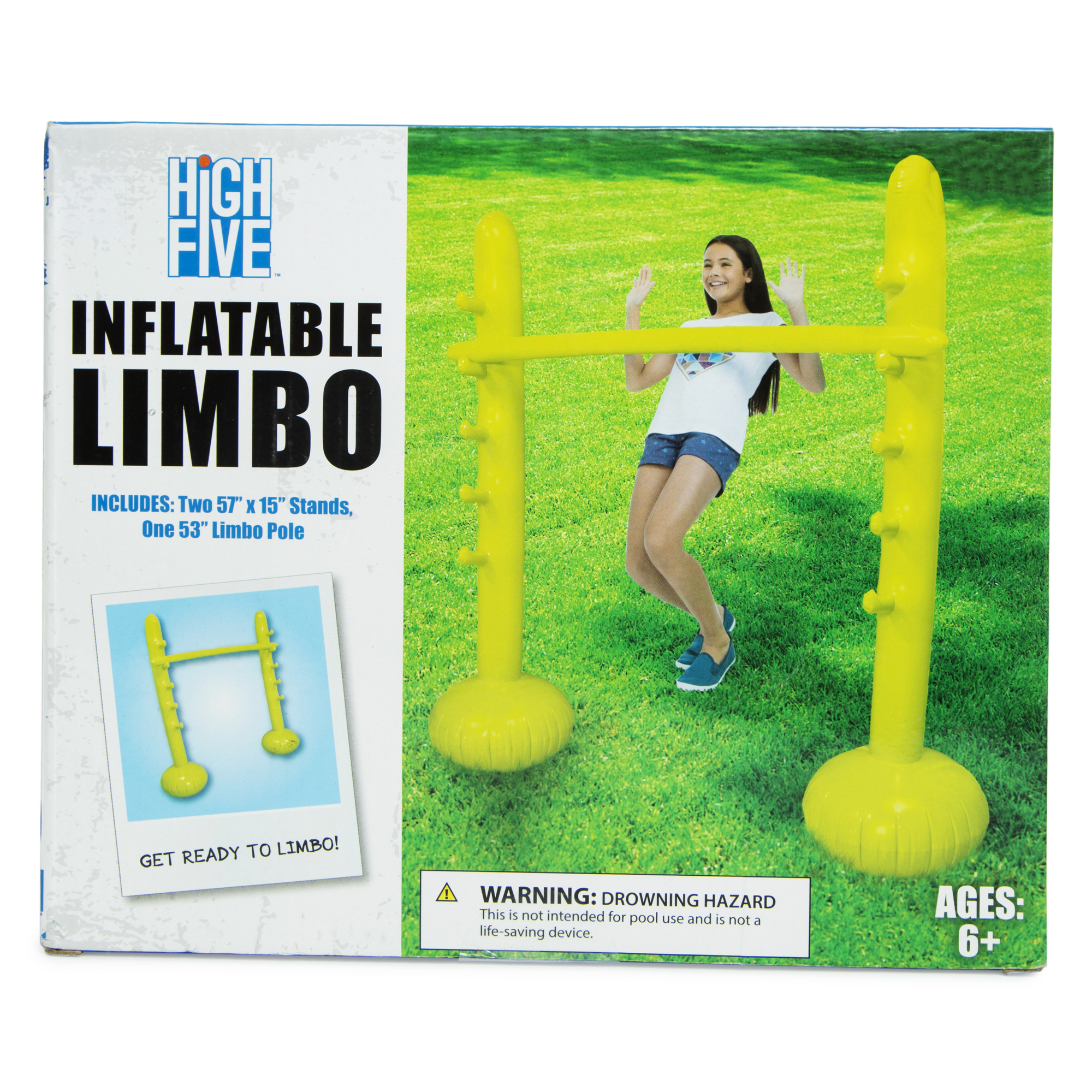 inflatable limbo game 57in x 15in