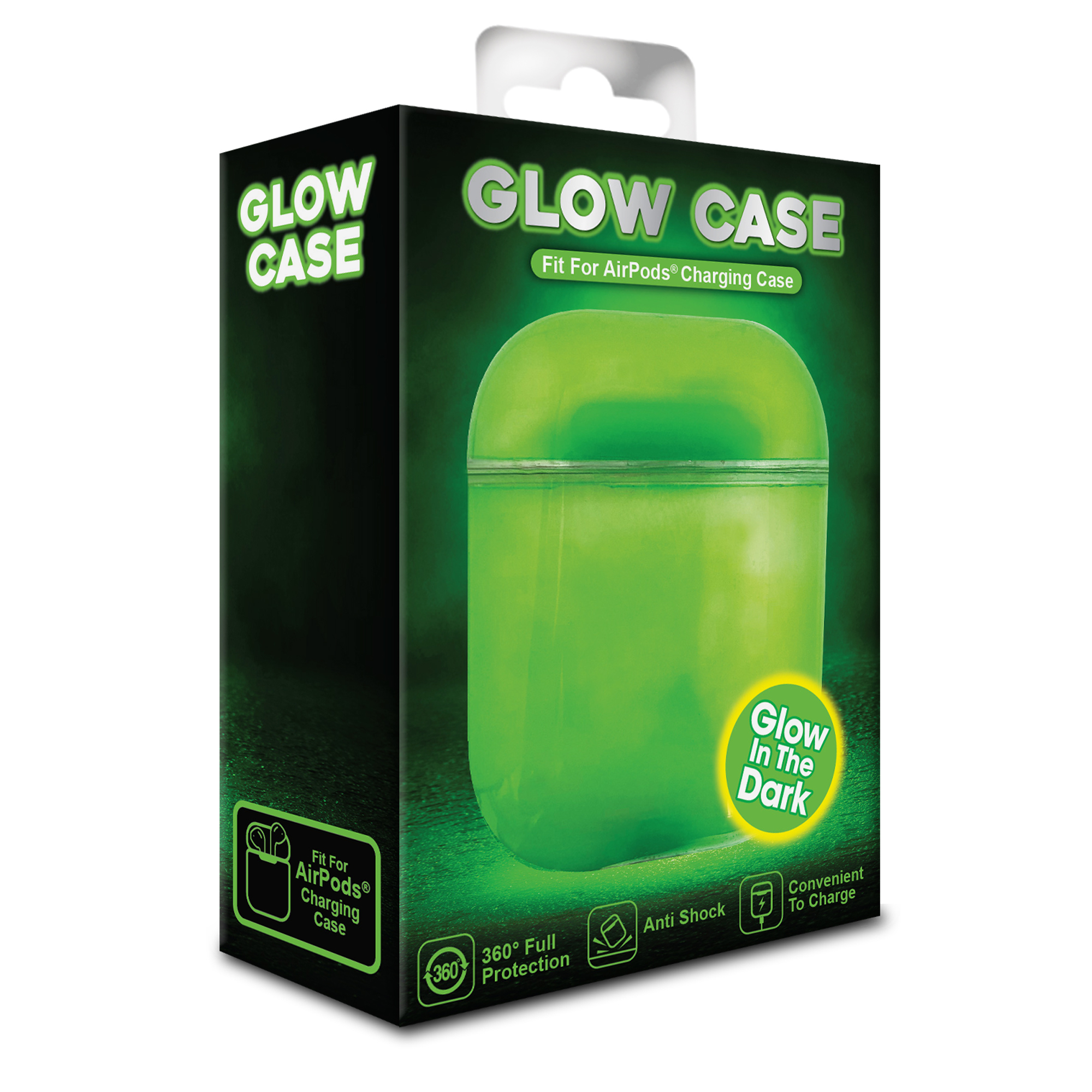 Glow-in-The-Dark Case For Apple Airpods®