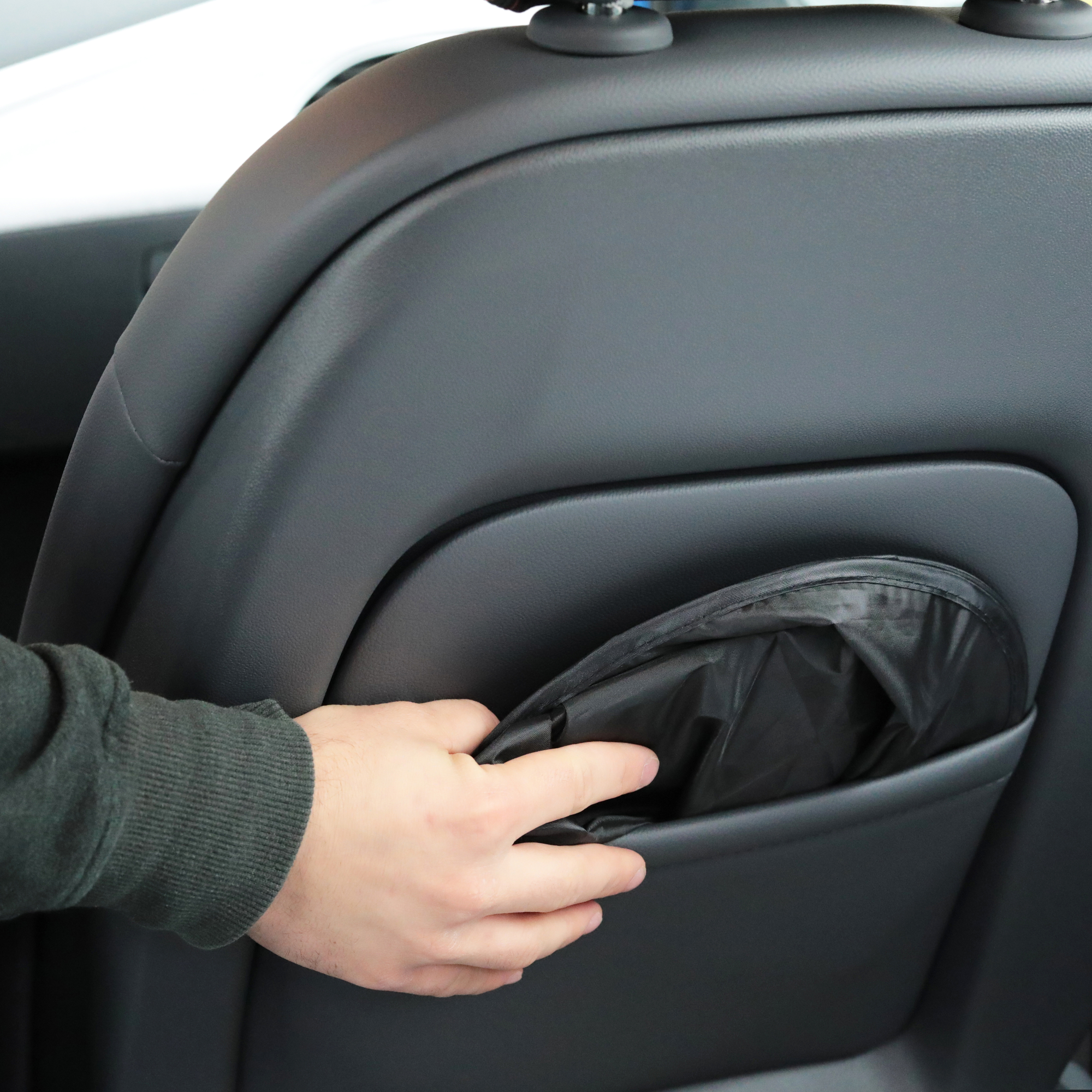 Pop-Up Bin For Car Storage Or Trash 8in