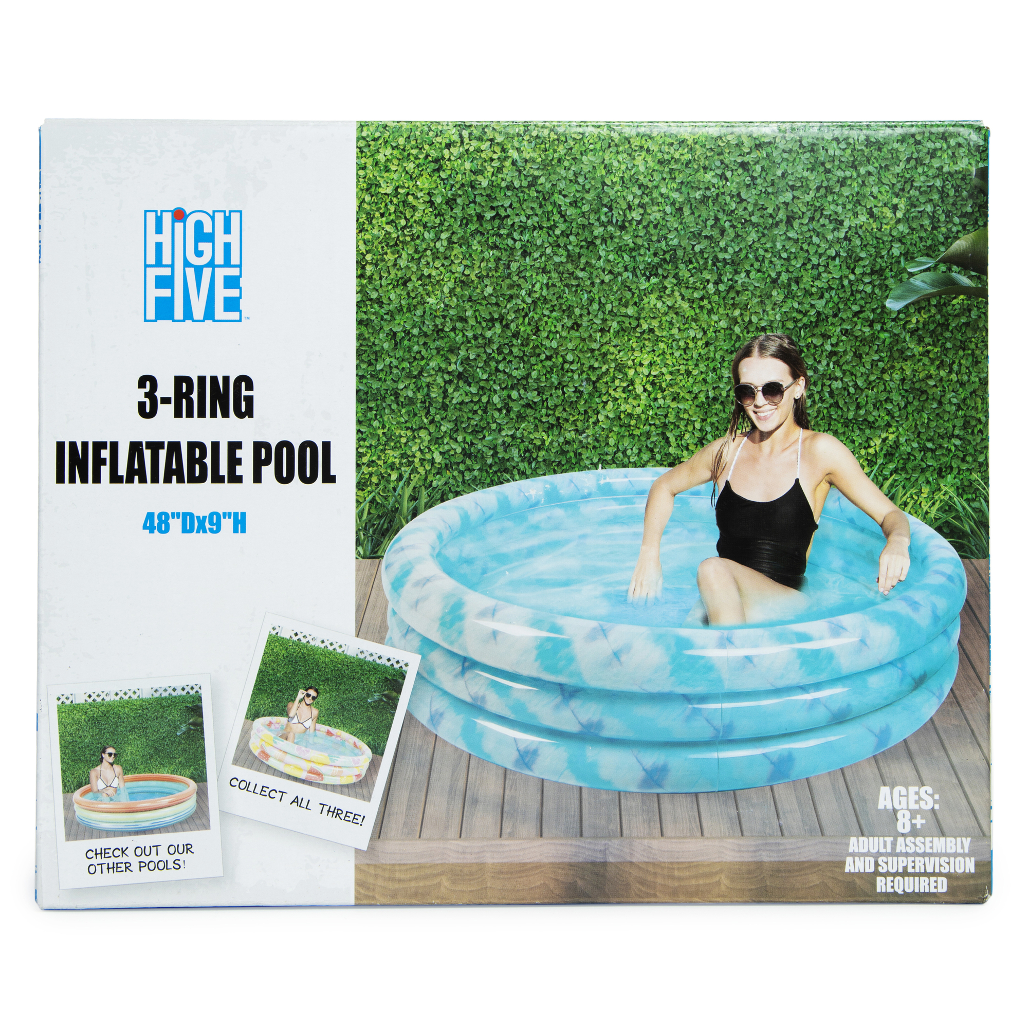 3 ring cheap inflatable pool