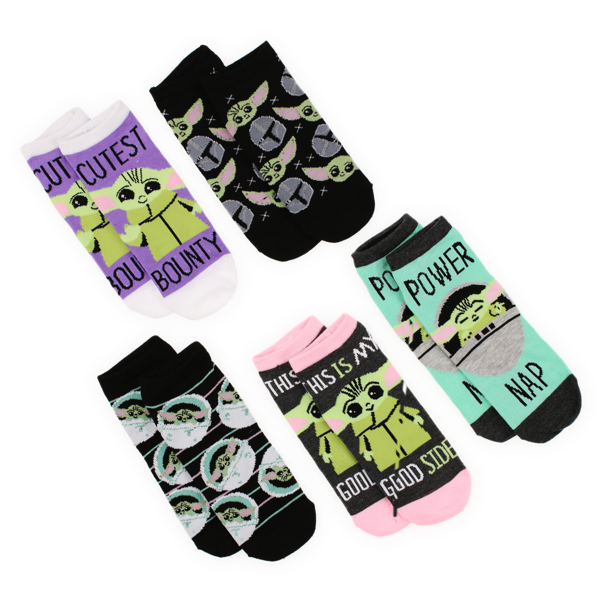 Ladies The Mandalorian™ The Child™ Ankle Socks 5-Pack