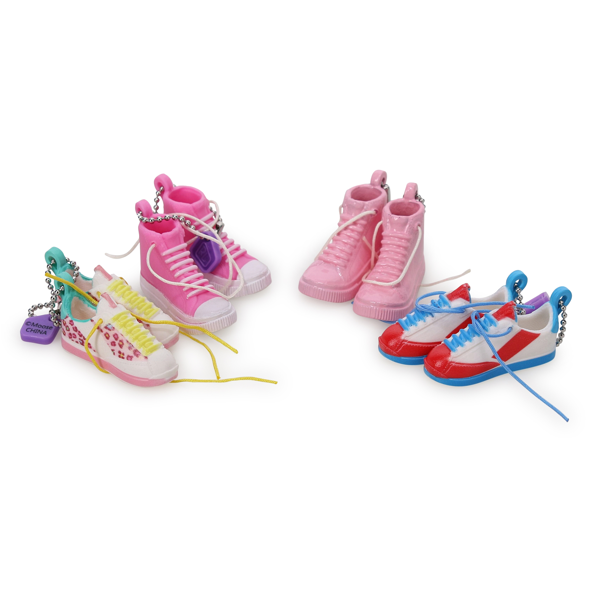  Real Littles Shoes 3 Pack - Bundle with Real Littles Blind Bags  Mini Sneakers Figures Plus Tattoos