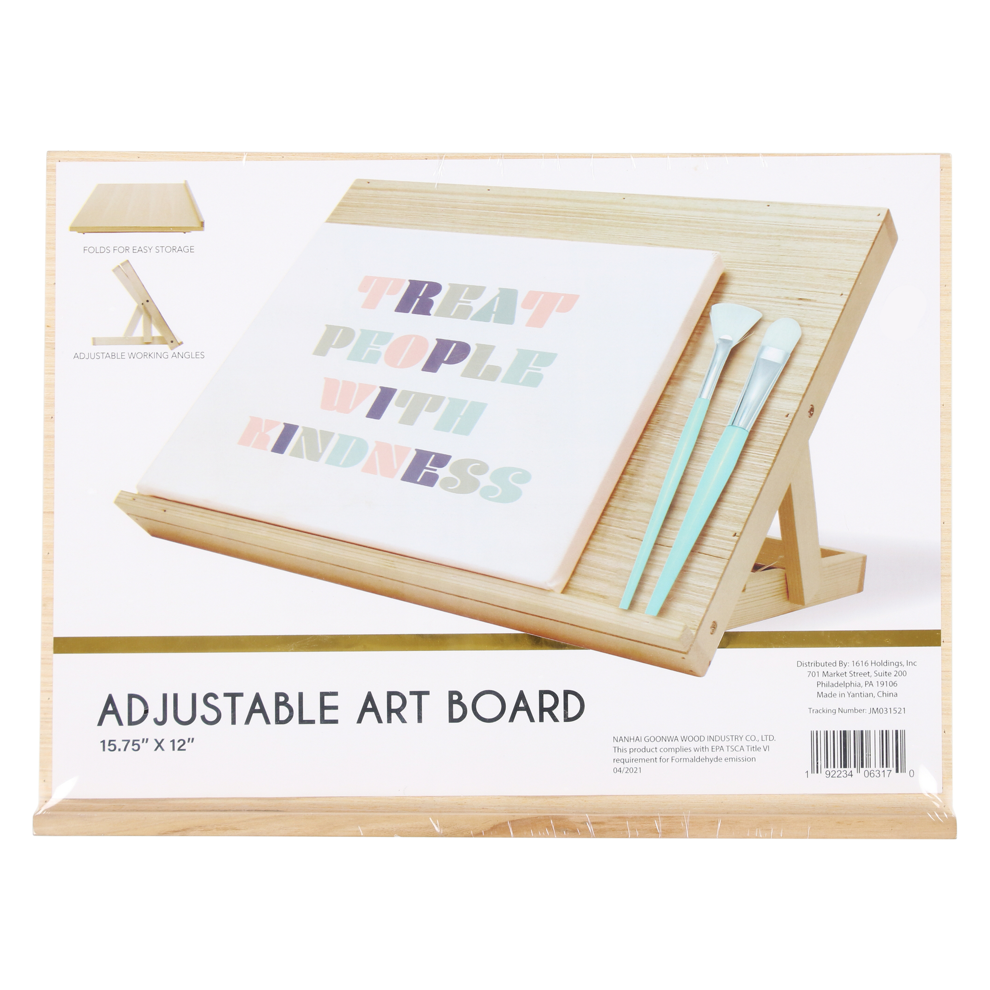 adjustable artist drawing board 15.75in x 12in