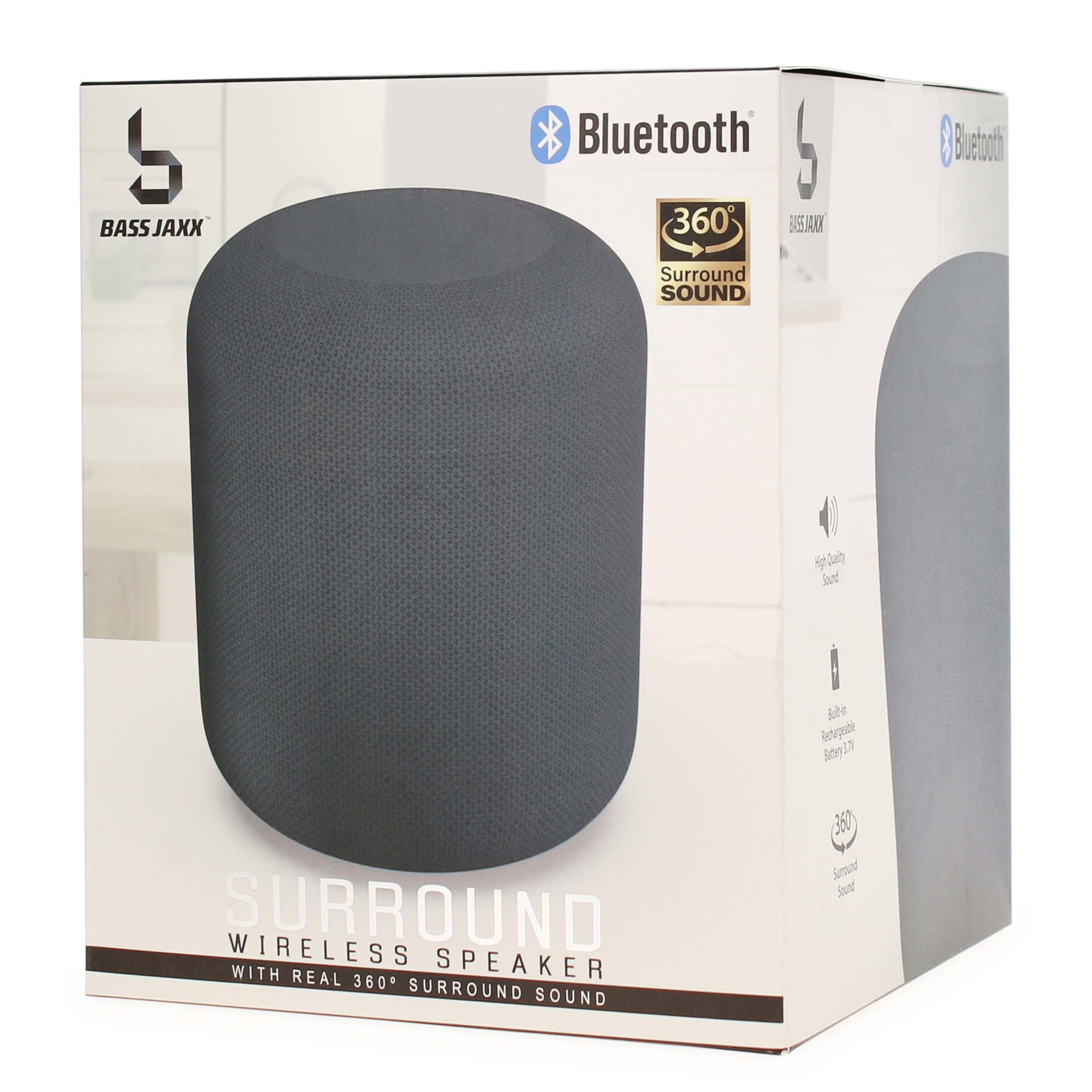 surround bluetooth® speaker w/ 360-degree sound