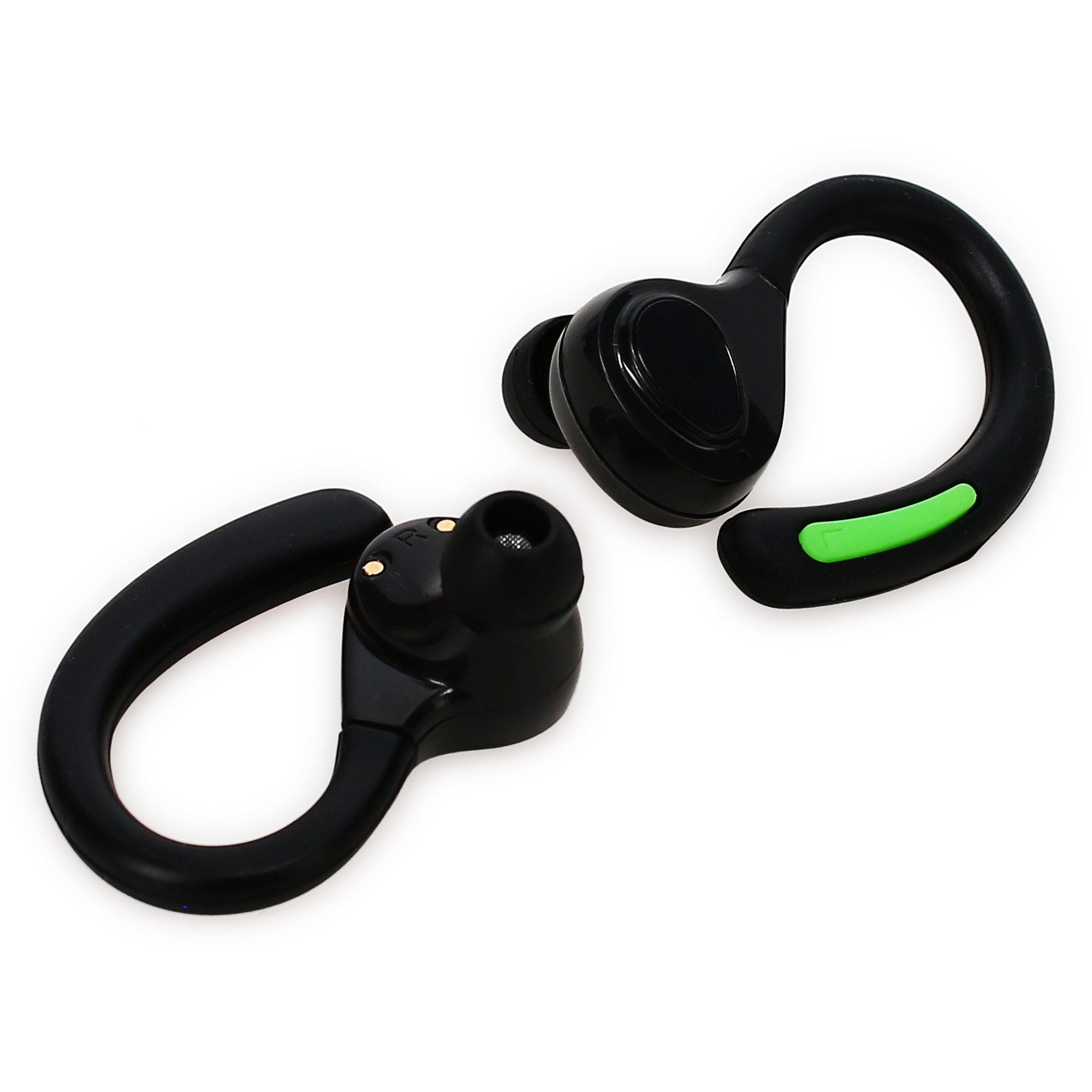 sport hook bluetooth® earbuds with microphone, 10hr play time