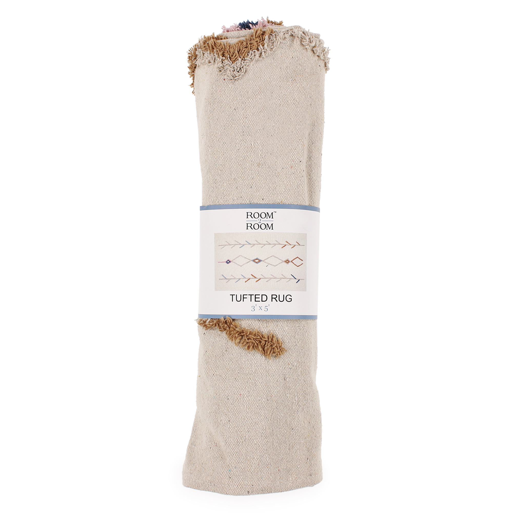 Vine Tufted Cotton Rug 3ft x 5ft